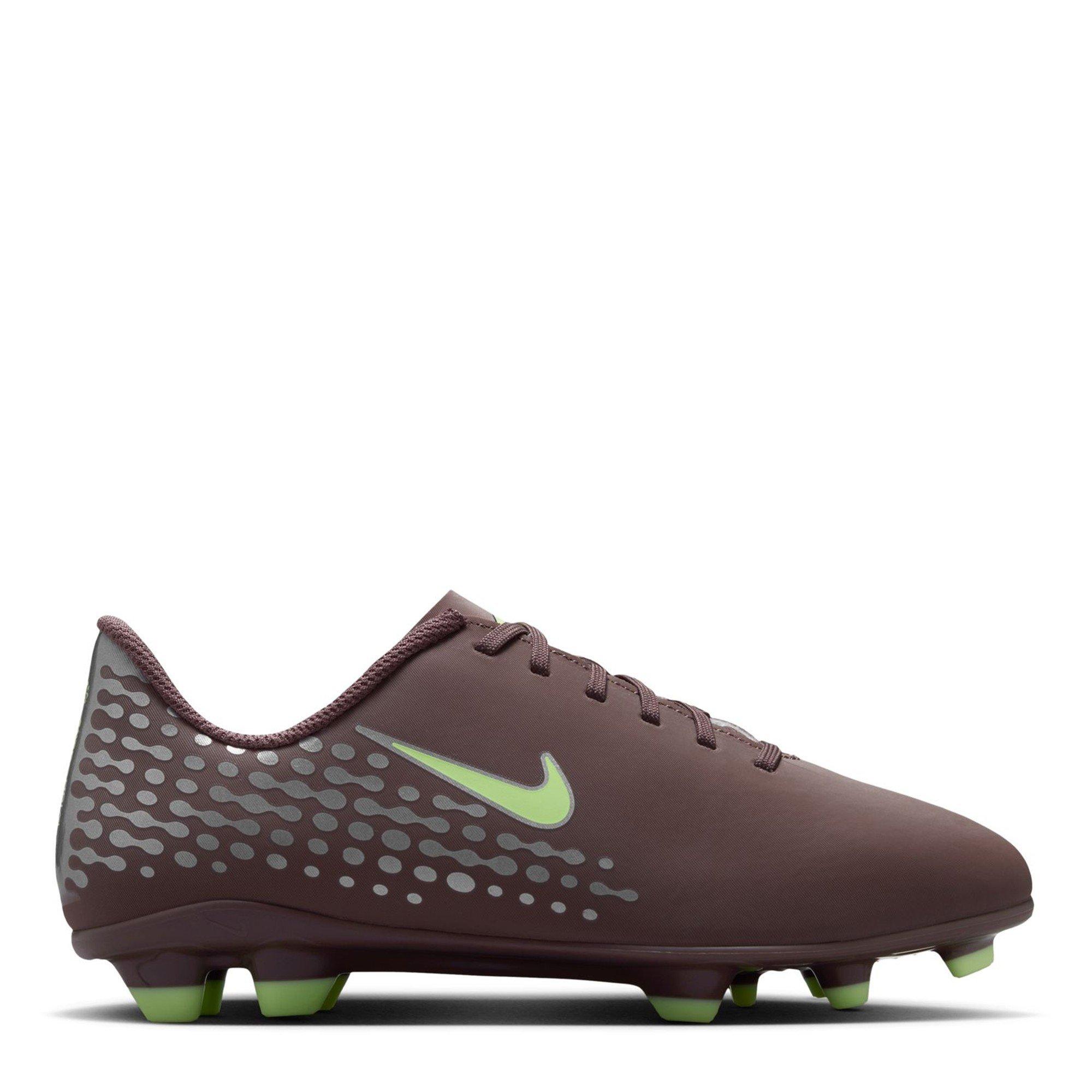 Nike Boys Mercurial Vapor 16 Club Juniors Firm Ground Football Boots - Plum/Silver - 2 (34)