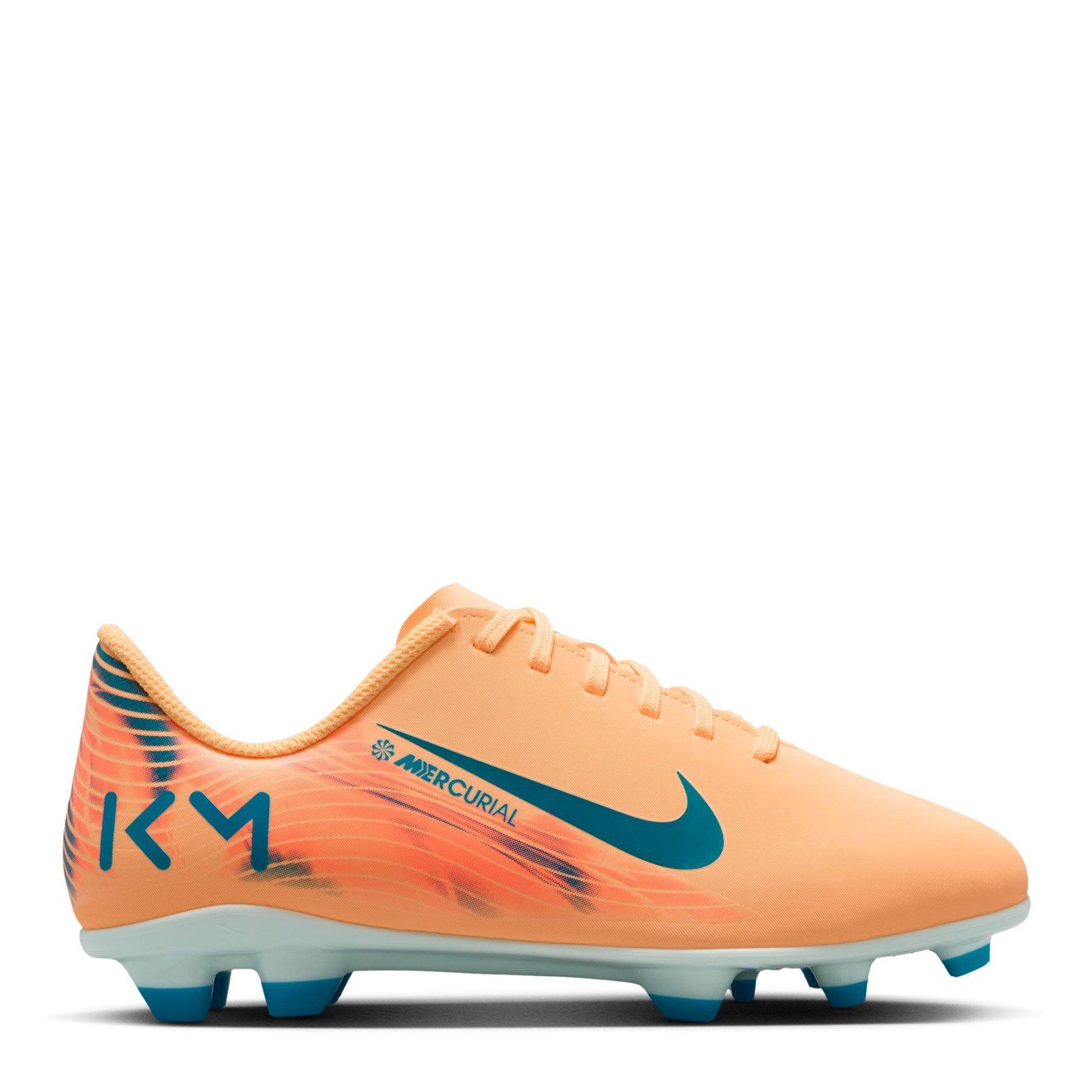 Nike Boys Mercurial Vapor 16 Club Juniors Firm Ground Football Boots - Orange/Melon - 2 (34)