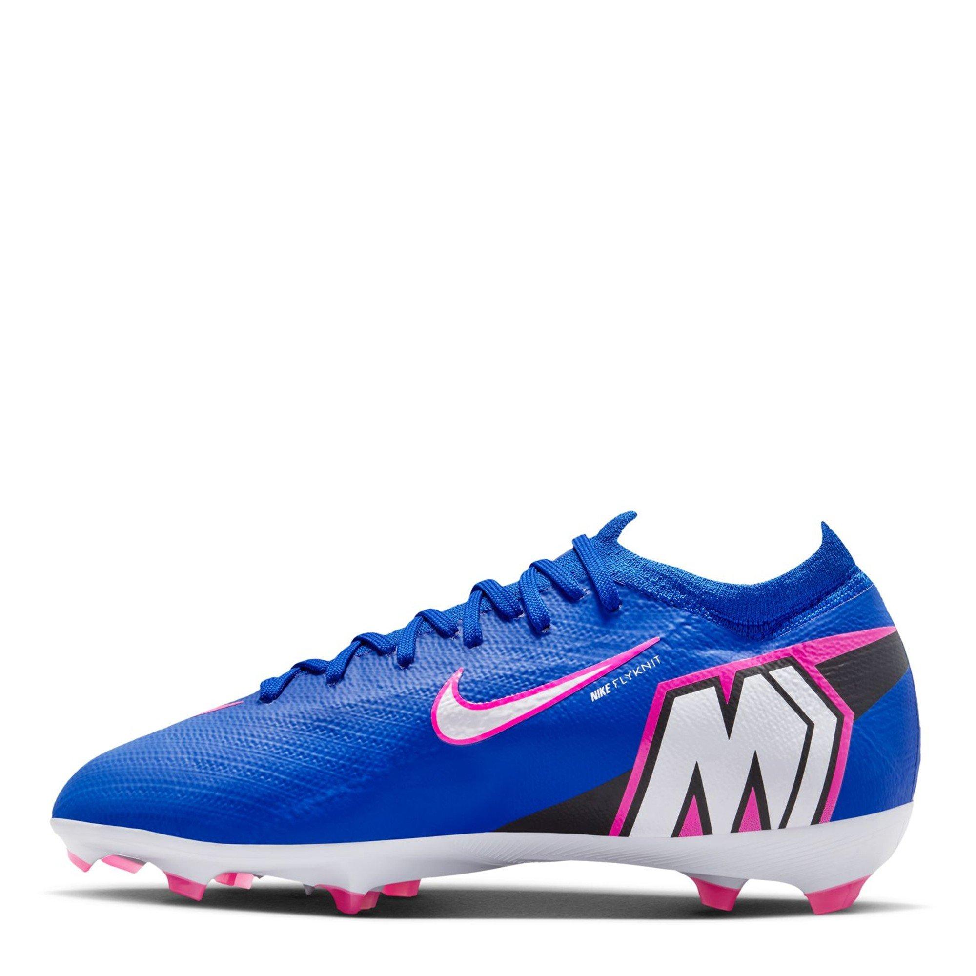 Blue/Wht/Pink - Nike - Mercurial Vapor 16 Pro Juniors Firm Ground Football Boots - 2