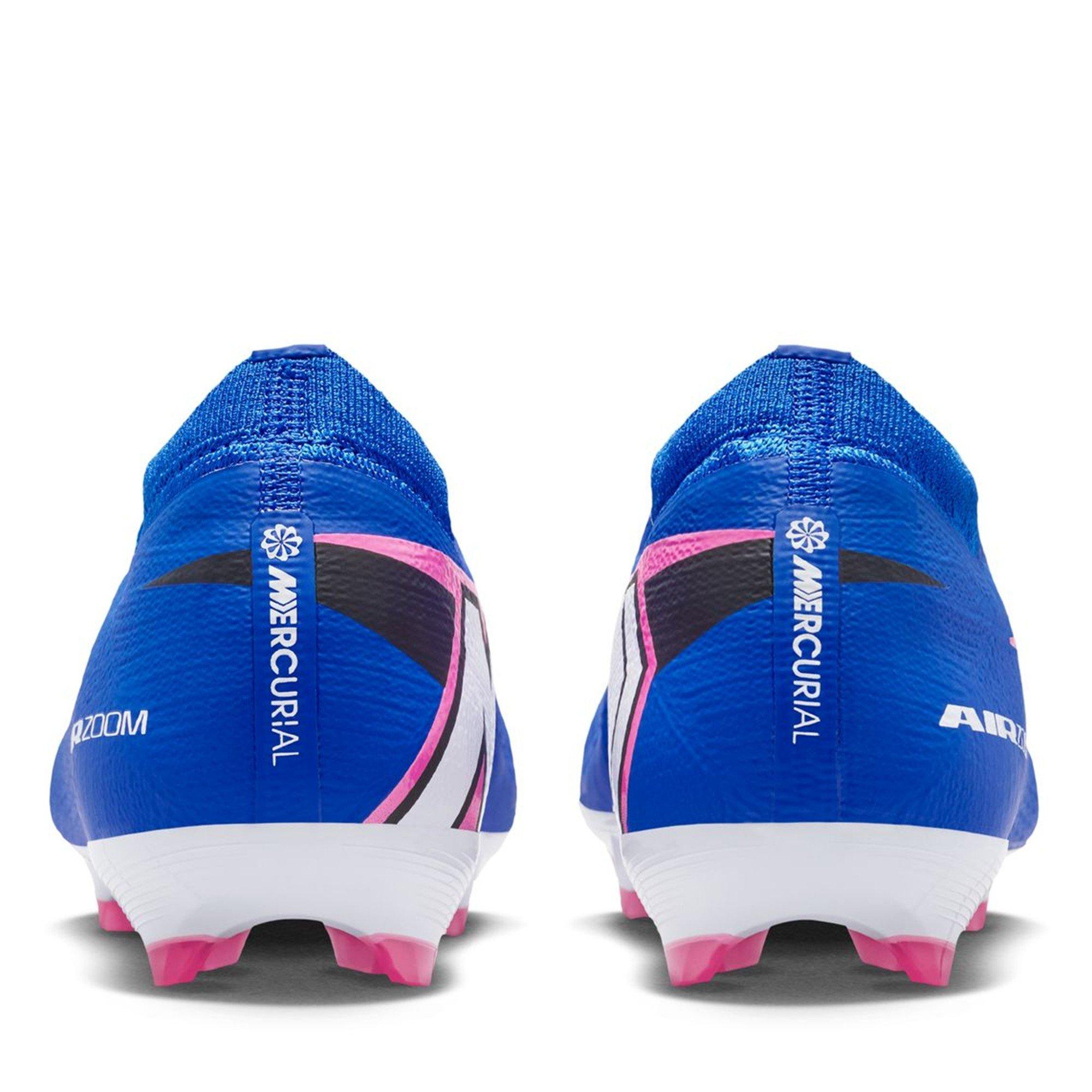 Blue/Wht/Pink - Nike - Mercurial Vapor 16 Pro Juniors Firm Ground Football Boots - 5