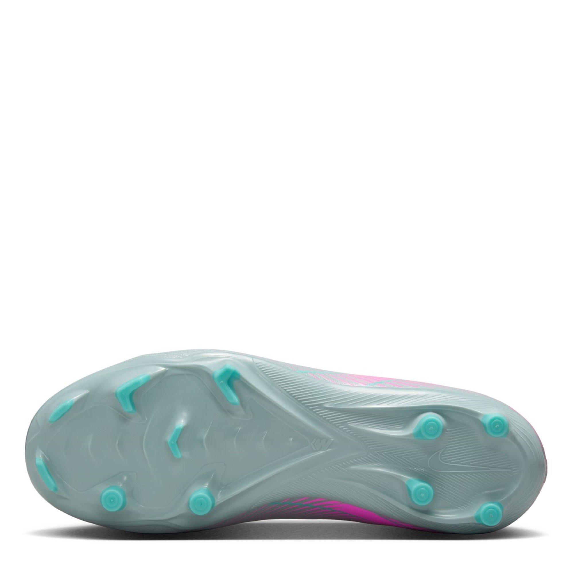 Gris/Rose - Nike - Zoom Mercurial Superfly 10 Academy Juniors Firm Ground Football Boots - 3