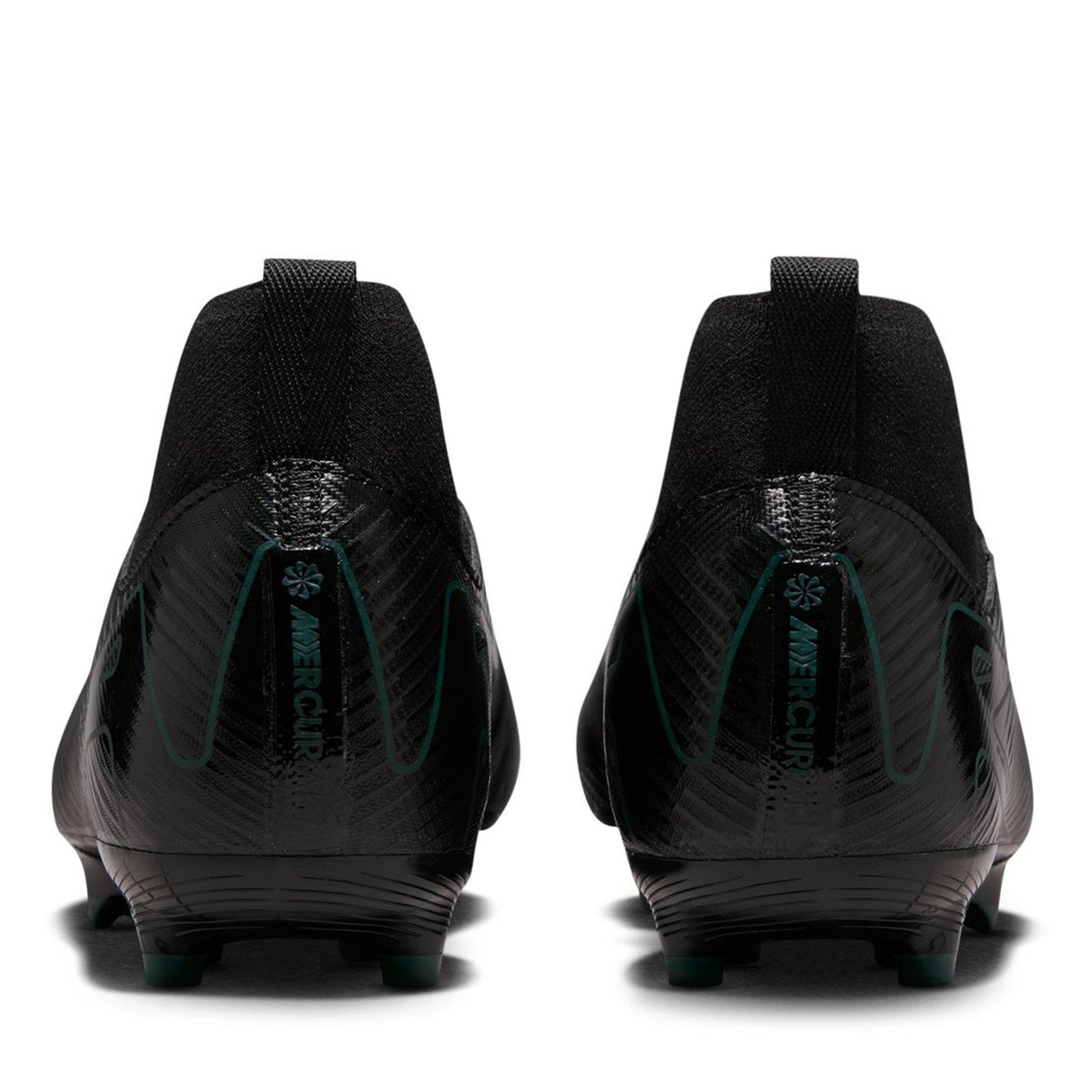 Black/Green - Nike - Zoom Mercurial Superfly 10 Academy Juniors Firm Ground Football Boots - 5