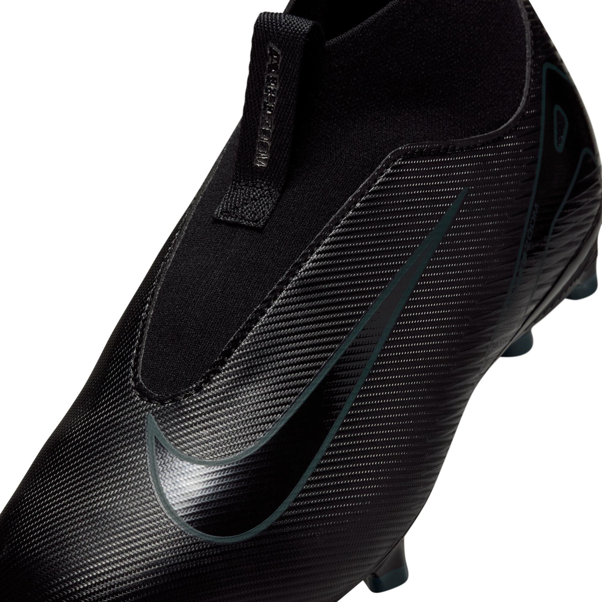 Black/Green - Nike - Zoom Mercurial Superfly 10 Academy Juniors Firm Ground Football Boots - 7