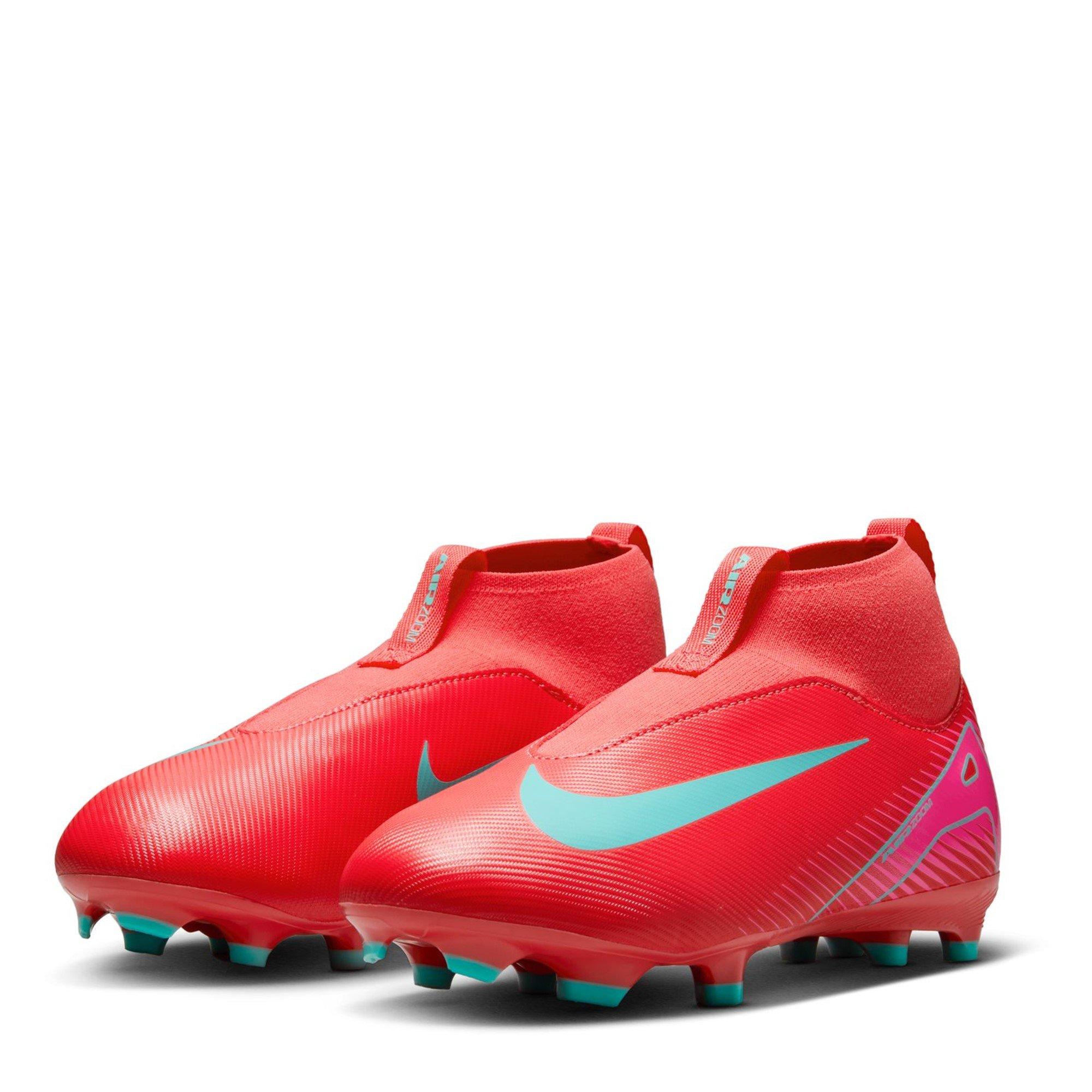 Rood/Groen - Nike - Zoom Mercurial Superfly 10 Academy Juniors Firm Ground Football Boots - 4