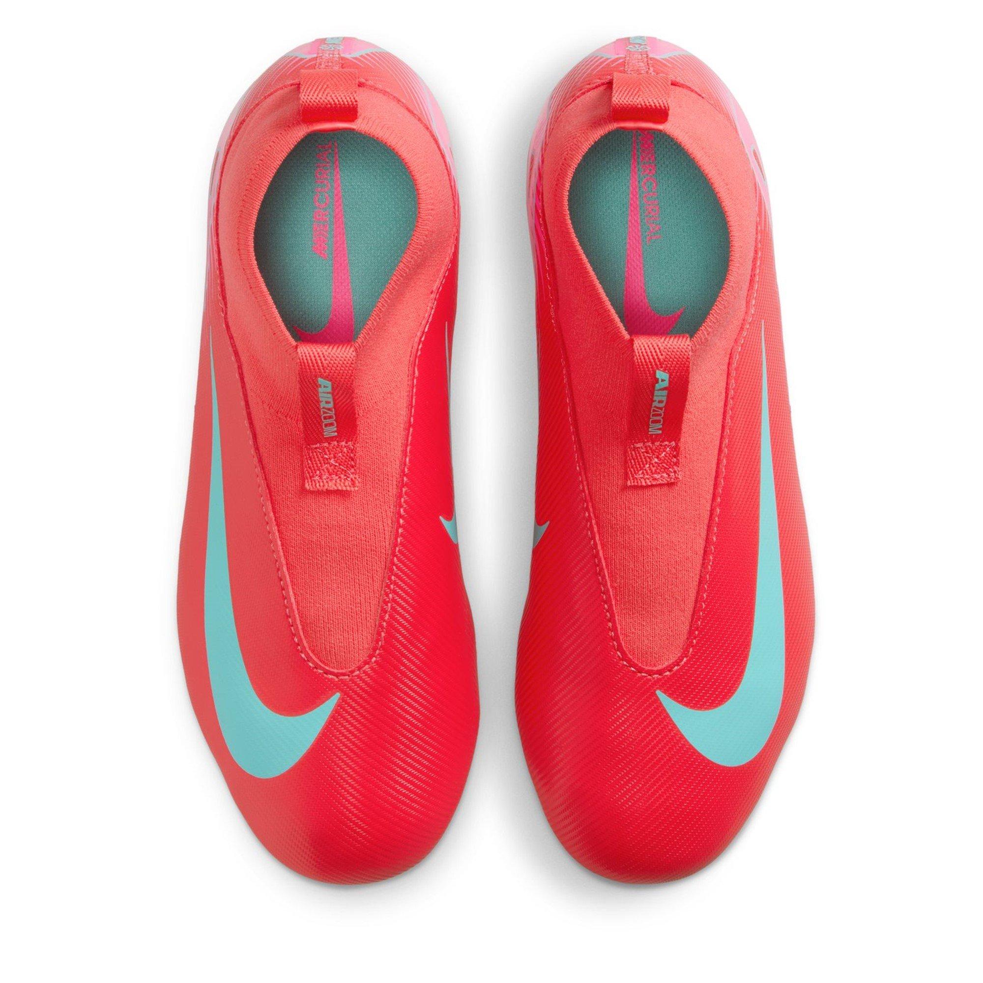 Rood/Groen - Nike - Zoom Mercurial Superfly 10 Academy Juniors Firm Ground Football Boots - 6