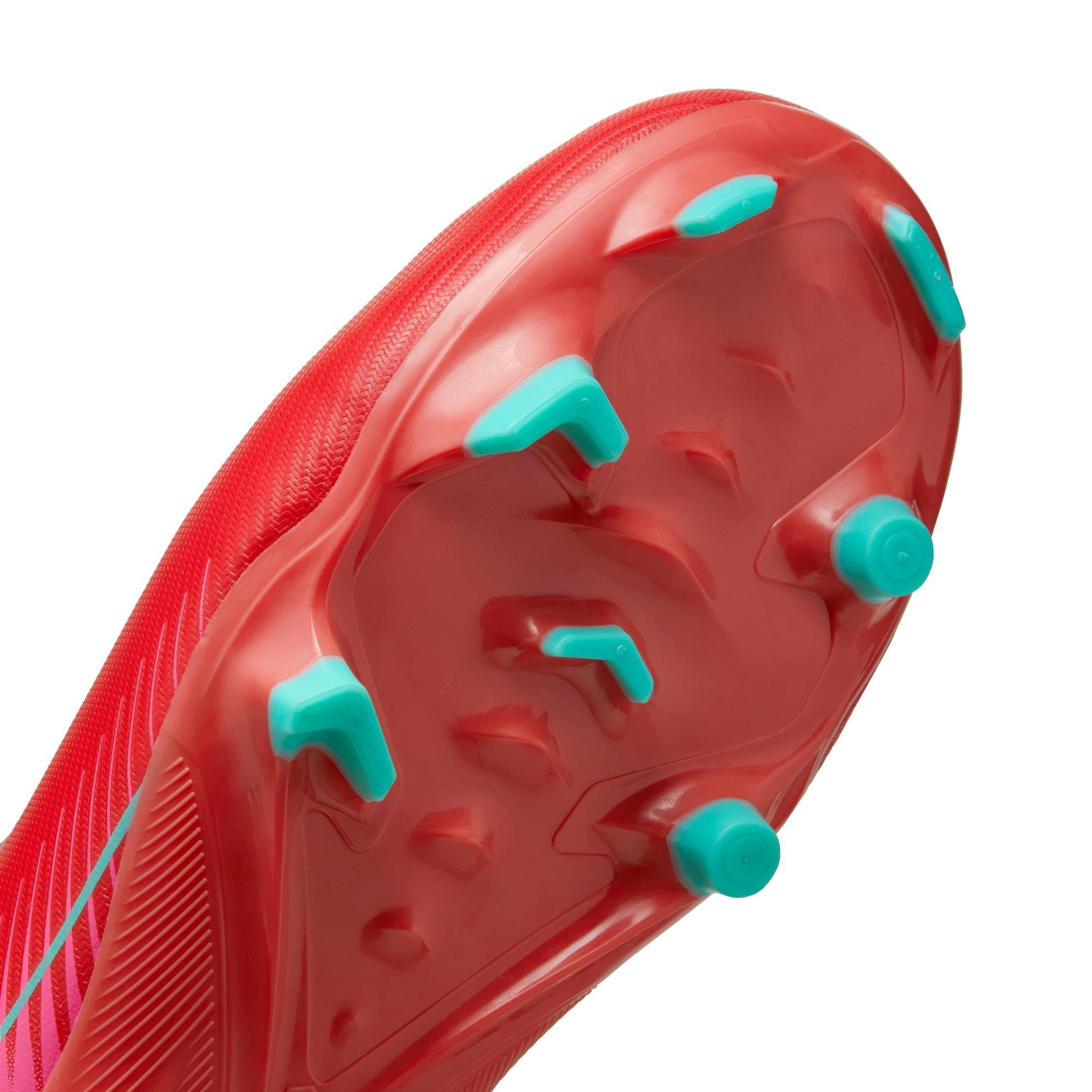 Rood/Groen - Nike - Zoom Mercurial Superfly 10 Academy Juniors Firm Ground Football Boots - 9
