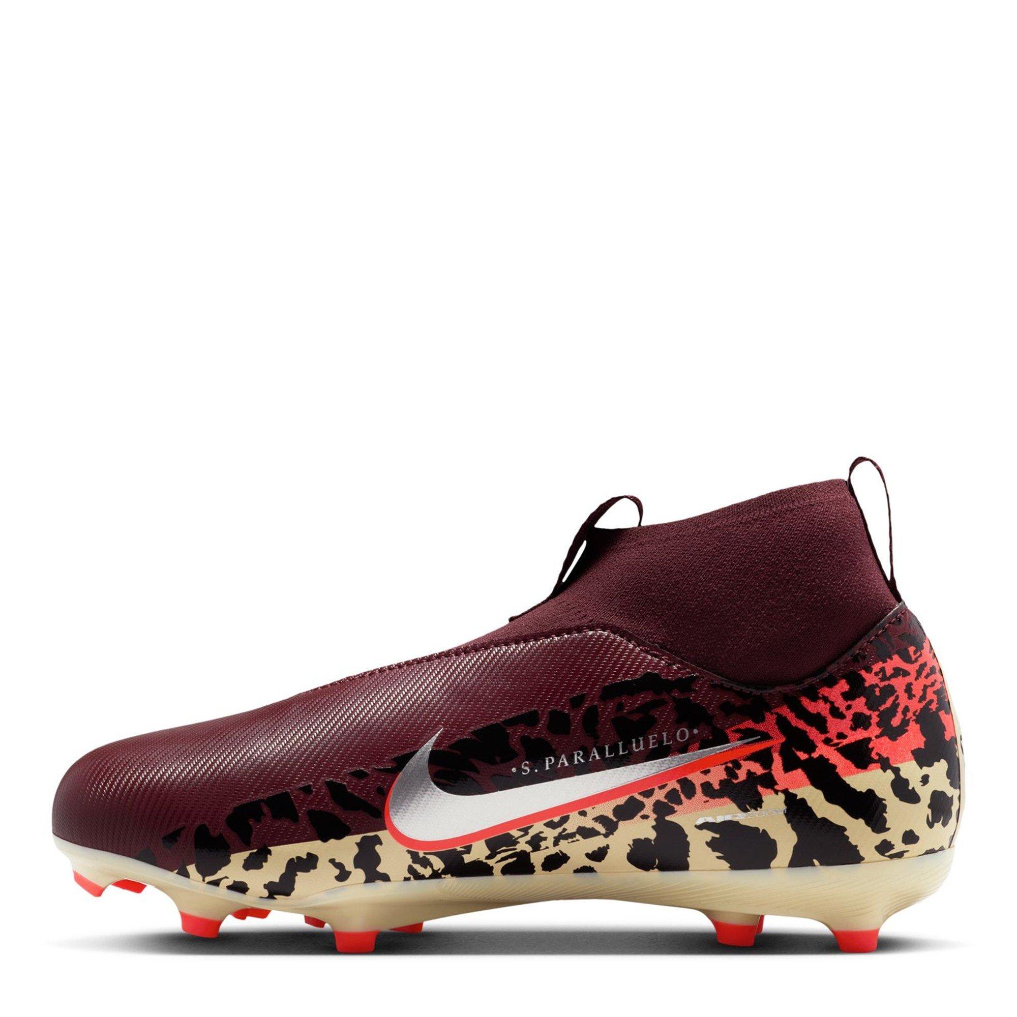 Bordeaux/Print - Nike - Zoom Mercurial Superfly 10 Academy Juniors Firm Ground Football Boots - 2