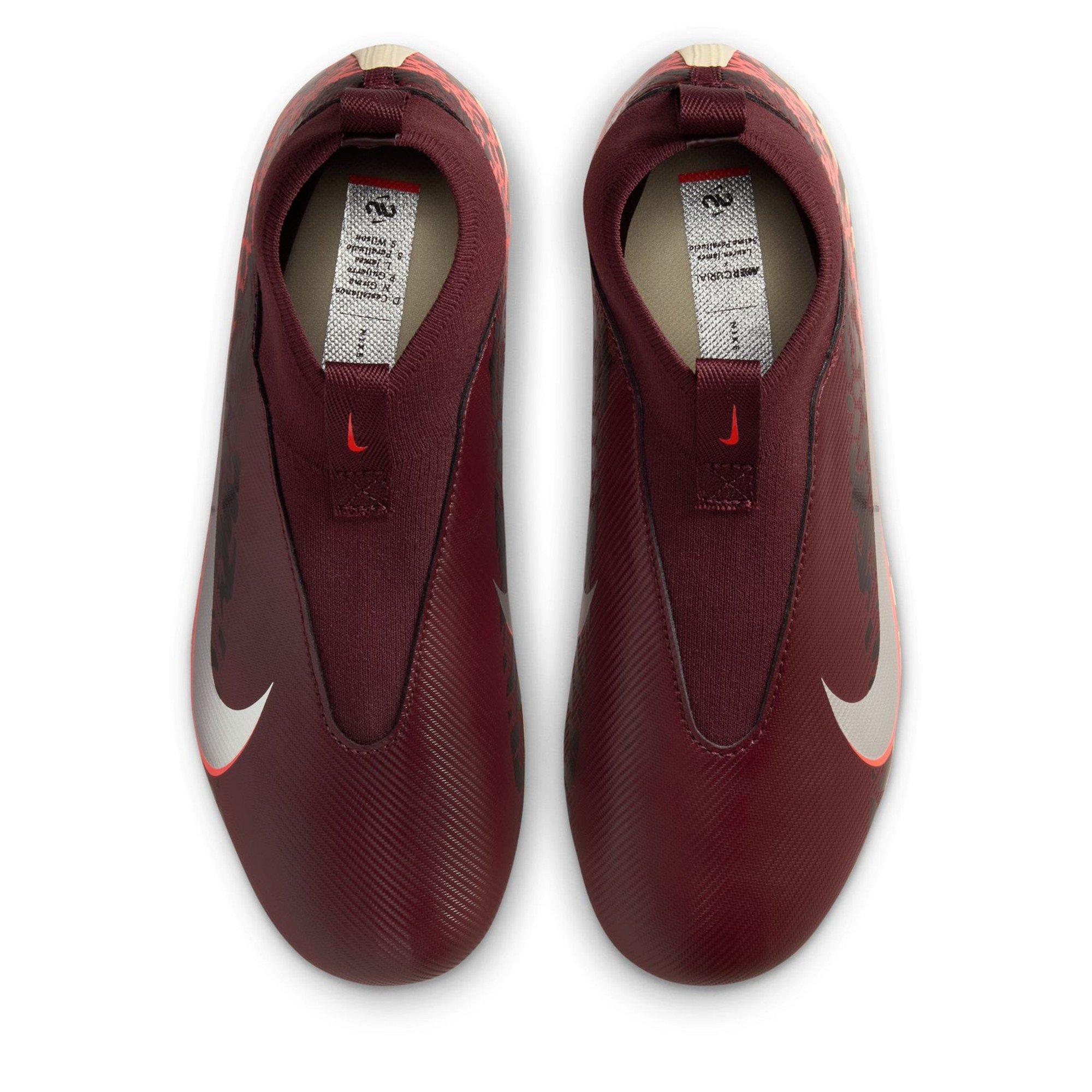Bordeaux/Print - Nike - Zoom Mercurial Superfly 10 Academy Juniors Firm Ground Football Boots - 6