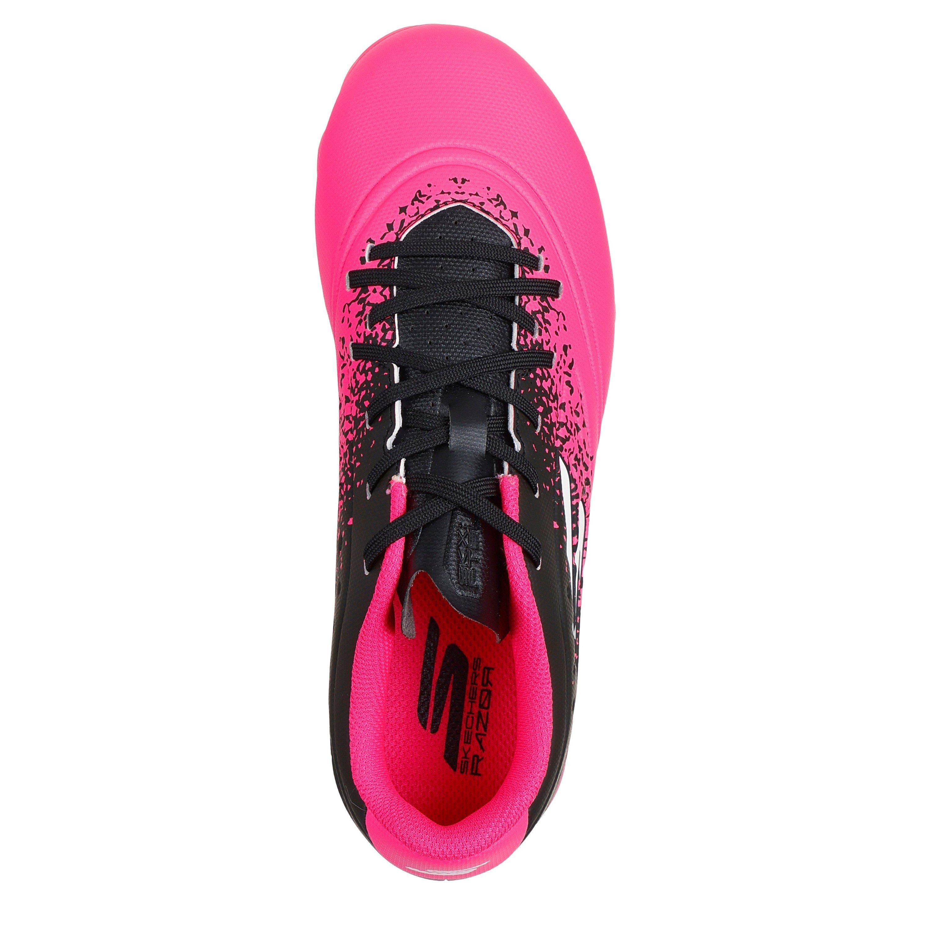 Pink/Black - Skechers - Razor Juniors Firm Ground Football Boots - 4