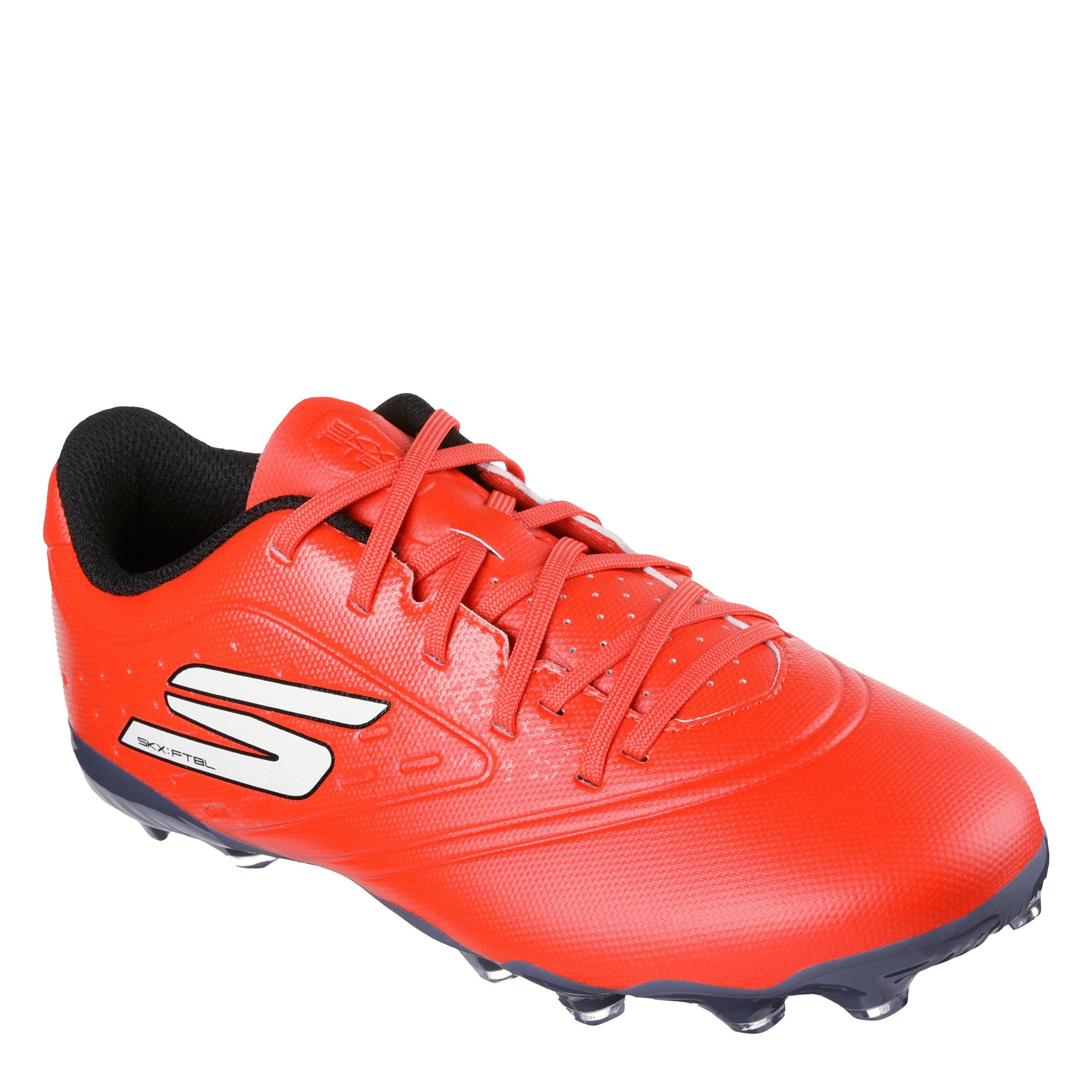 Red/Black - Skechers - Razor Juniors Firm Ground Football Boots - 3