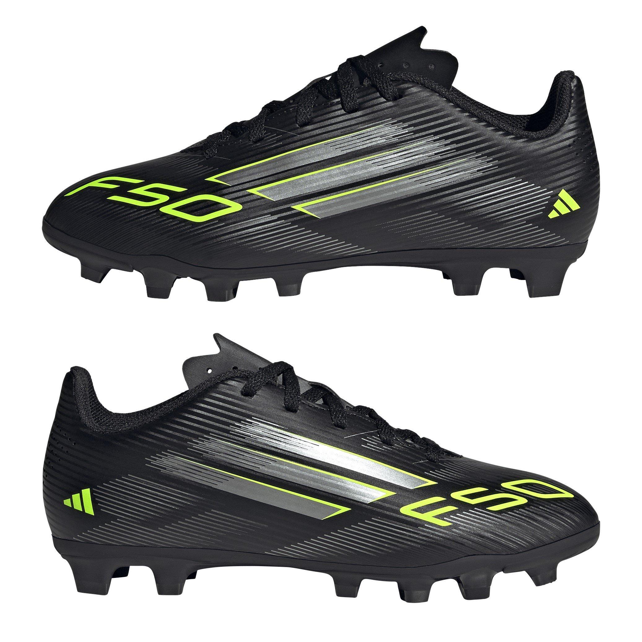 Black/Lemon - adidas - F50 Club Juniors Firm Ground Football Boots - 9