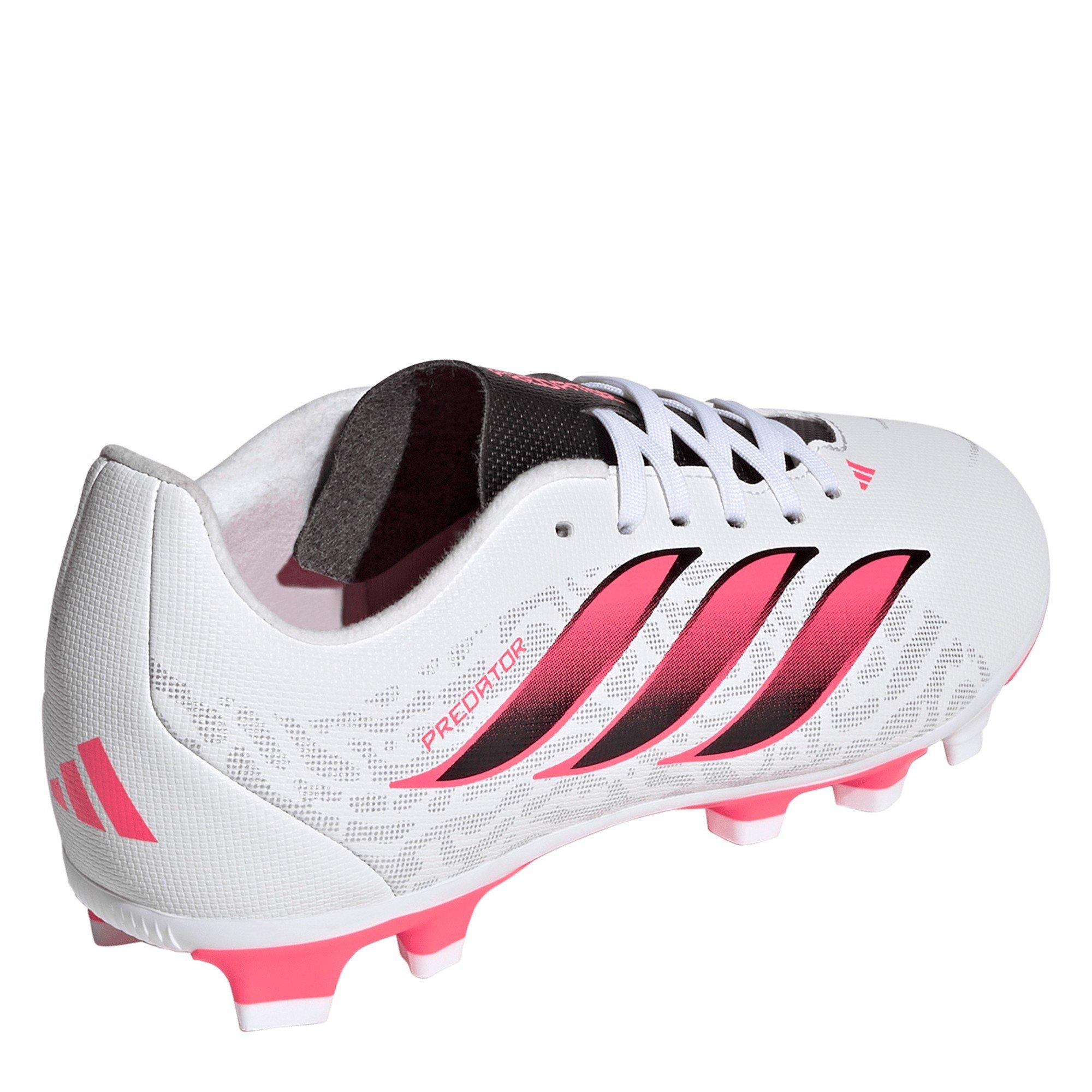 Branco/Coral - adidas - F50 Club Juniors Firm Ground Football Boots - 4