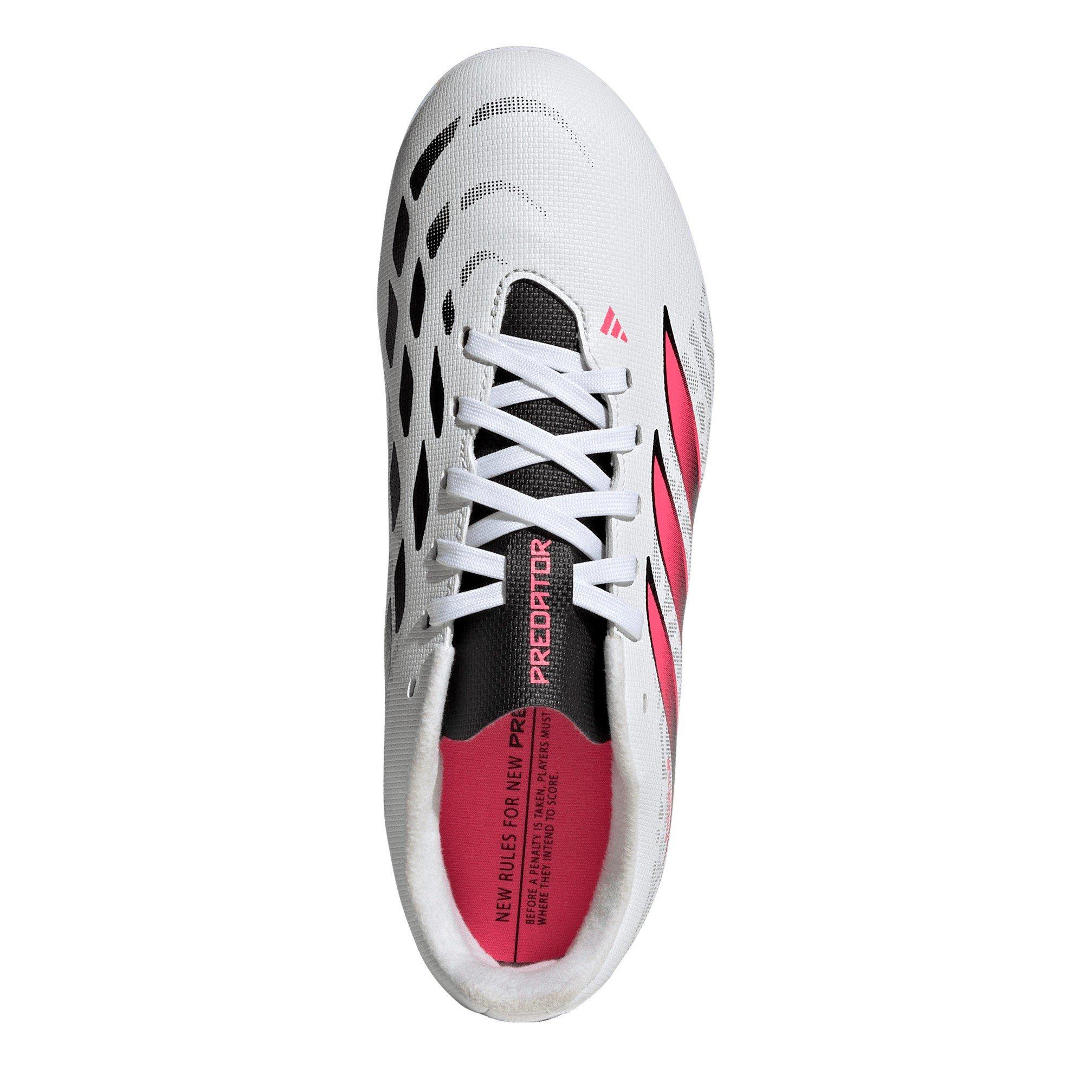 Branco/Coral - adidas - F50 Club Juniors Firm Ground Football Boots - 5