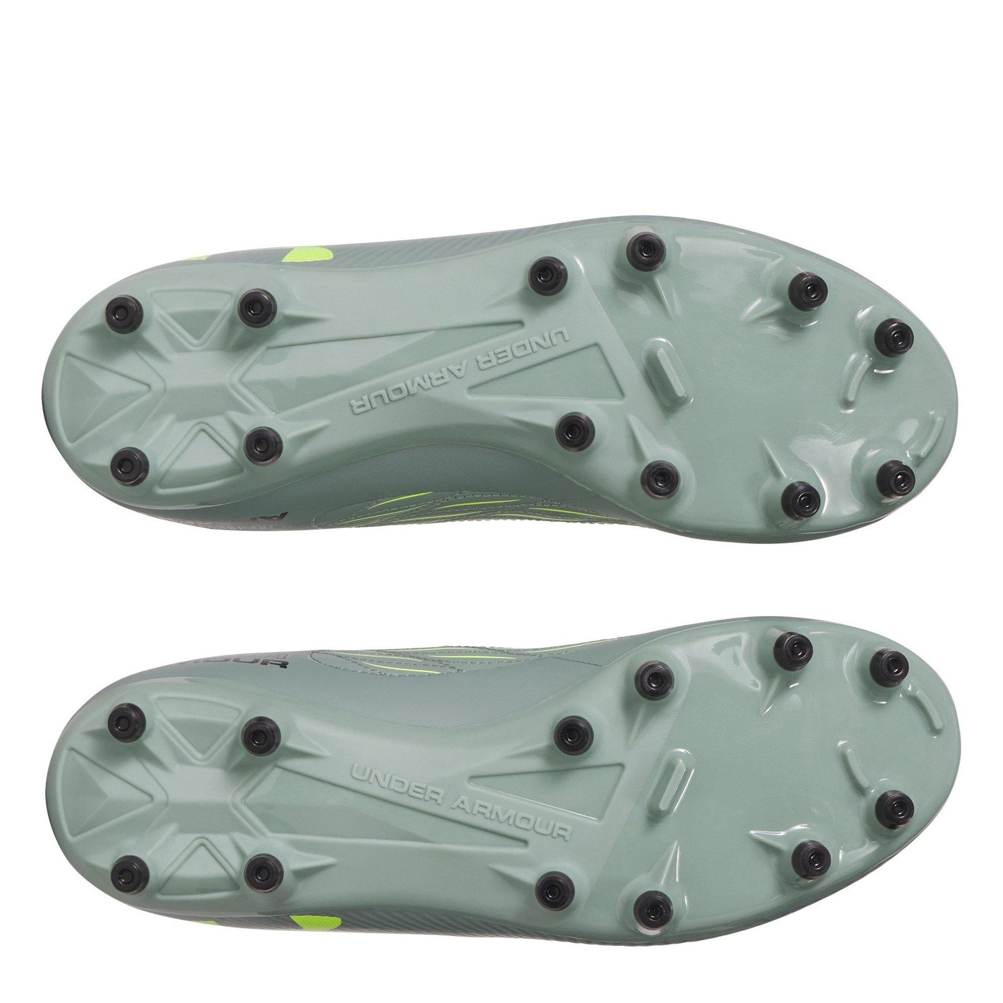 Silica Green - Under Armour - Magnetico Elite 4 Juniors Firm Ground Football Boots - 3