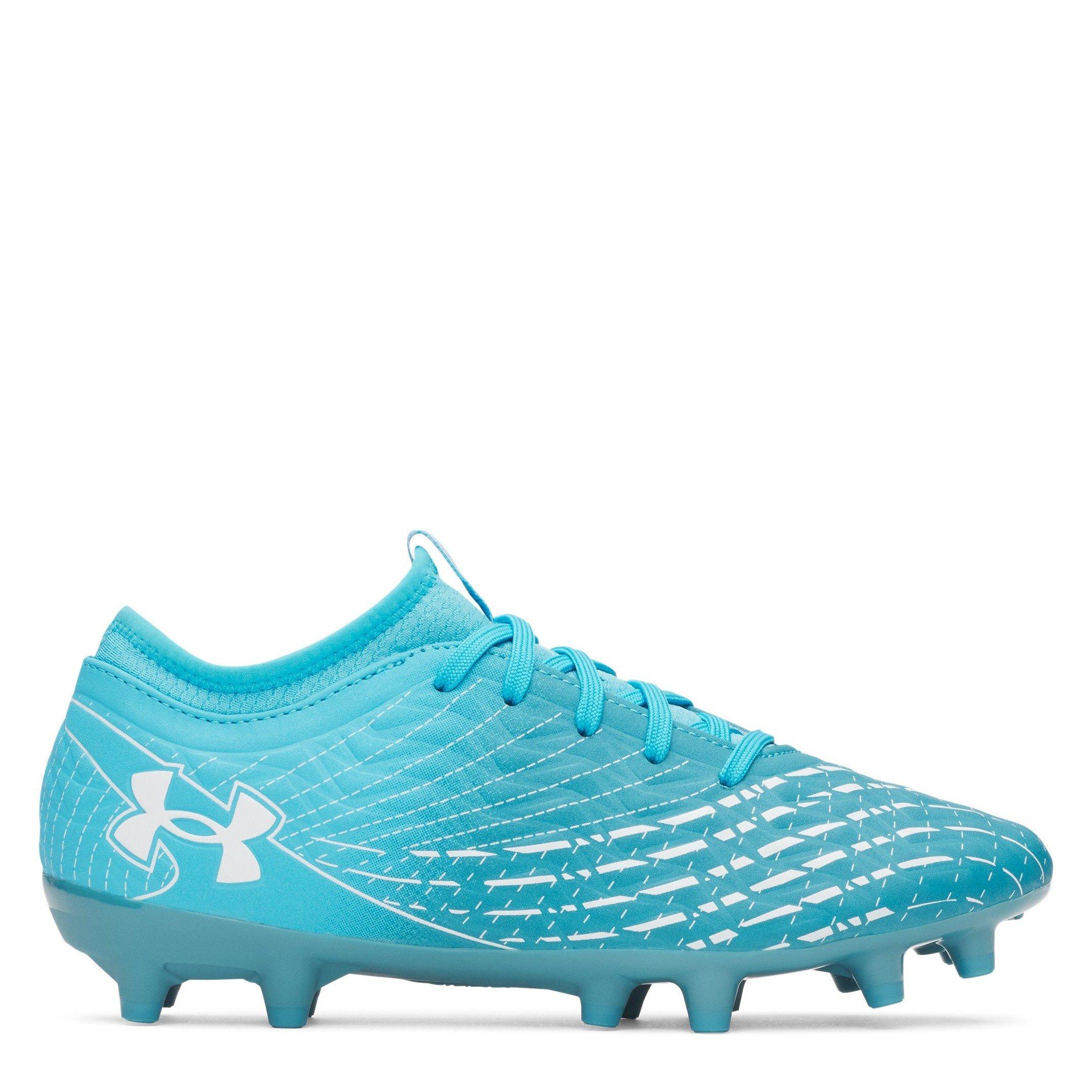 Under Armour Kids Magnetico .3 Firm Ground Football Boots In Blue/white