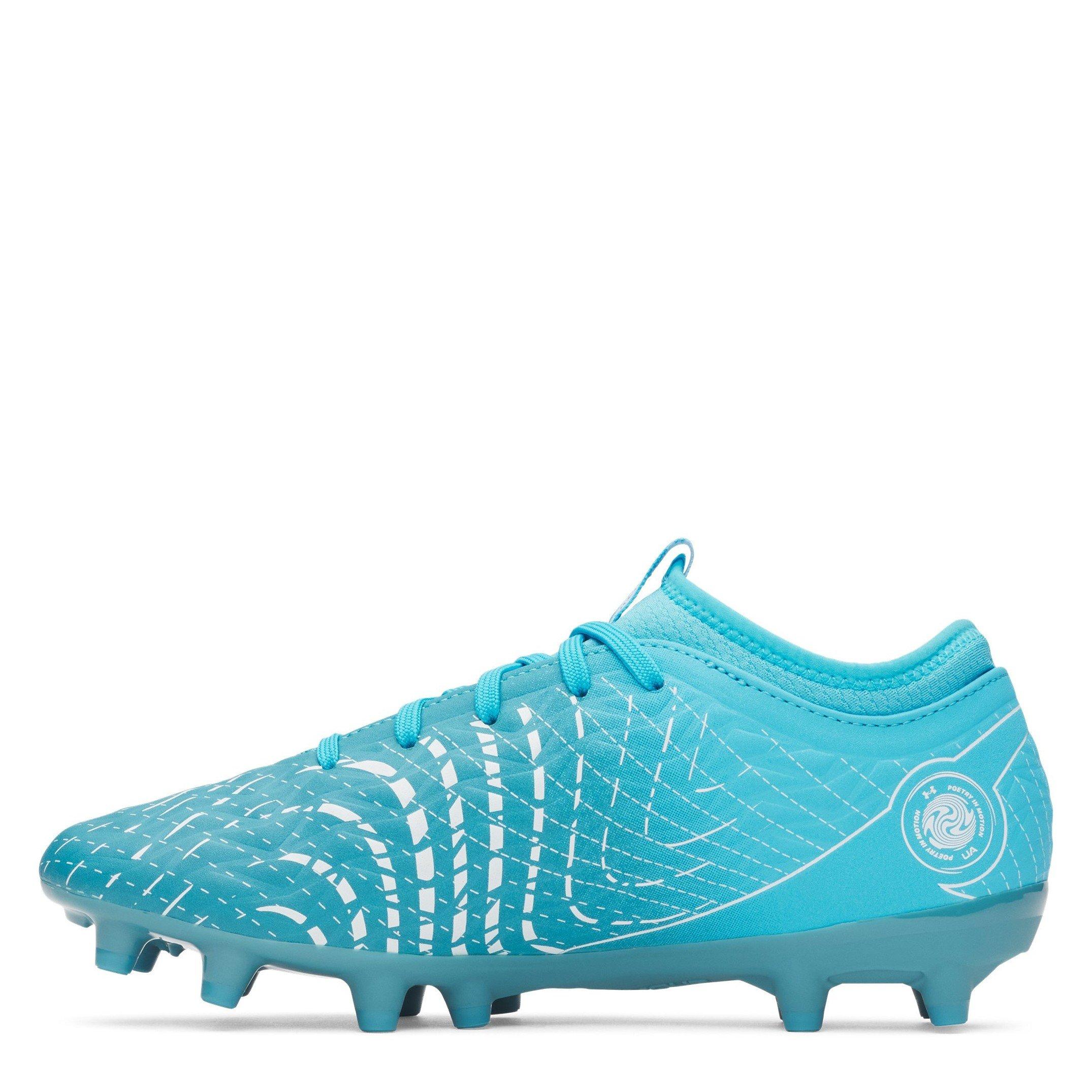 Blue/White - Under Armour - Kids   Under Armour Magnetico .3 Firm Ground Football Boots - 2