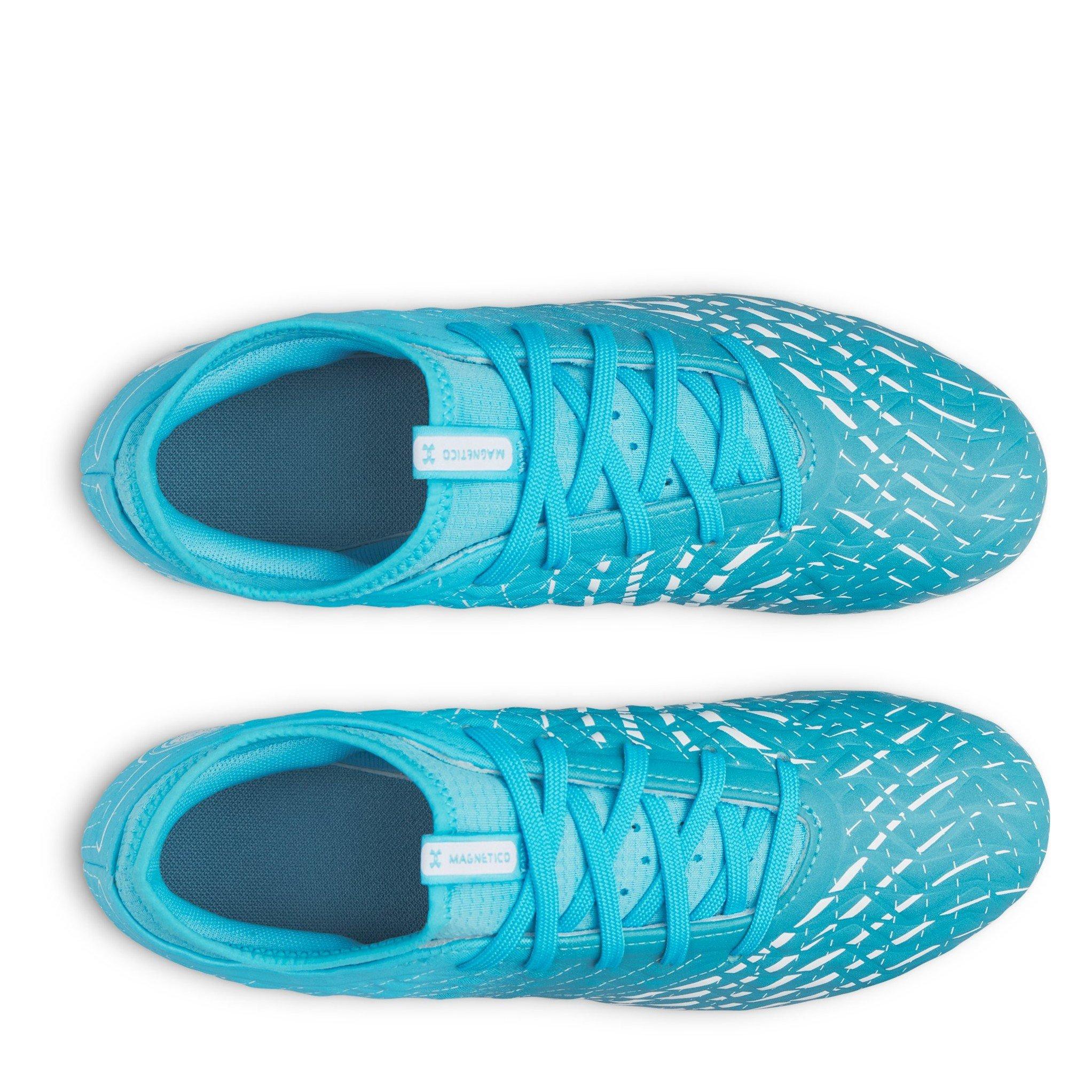 Blue/White - Under Armour - Kids   Under Armour Magnetico .3 Firm Ground Football Boots - 4
