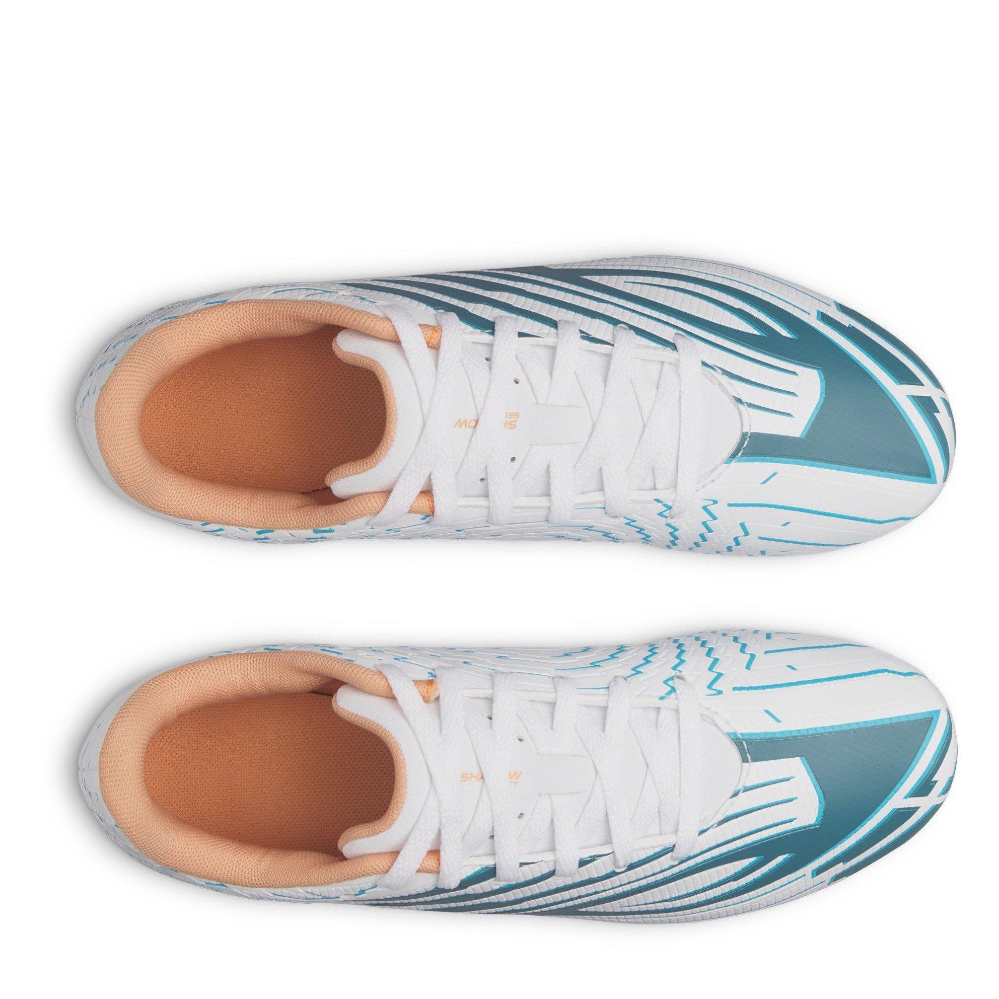 Branco/Azul - Under Armour - Kids' Firm Ground Football Boots - 4