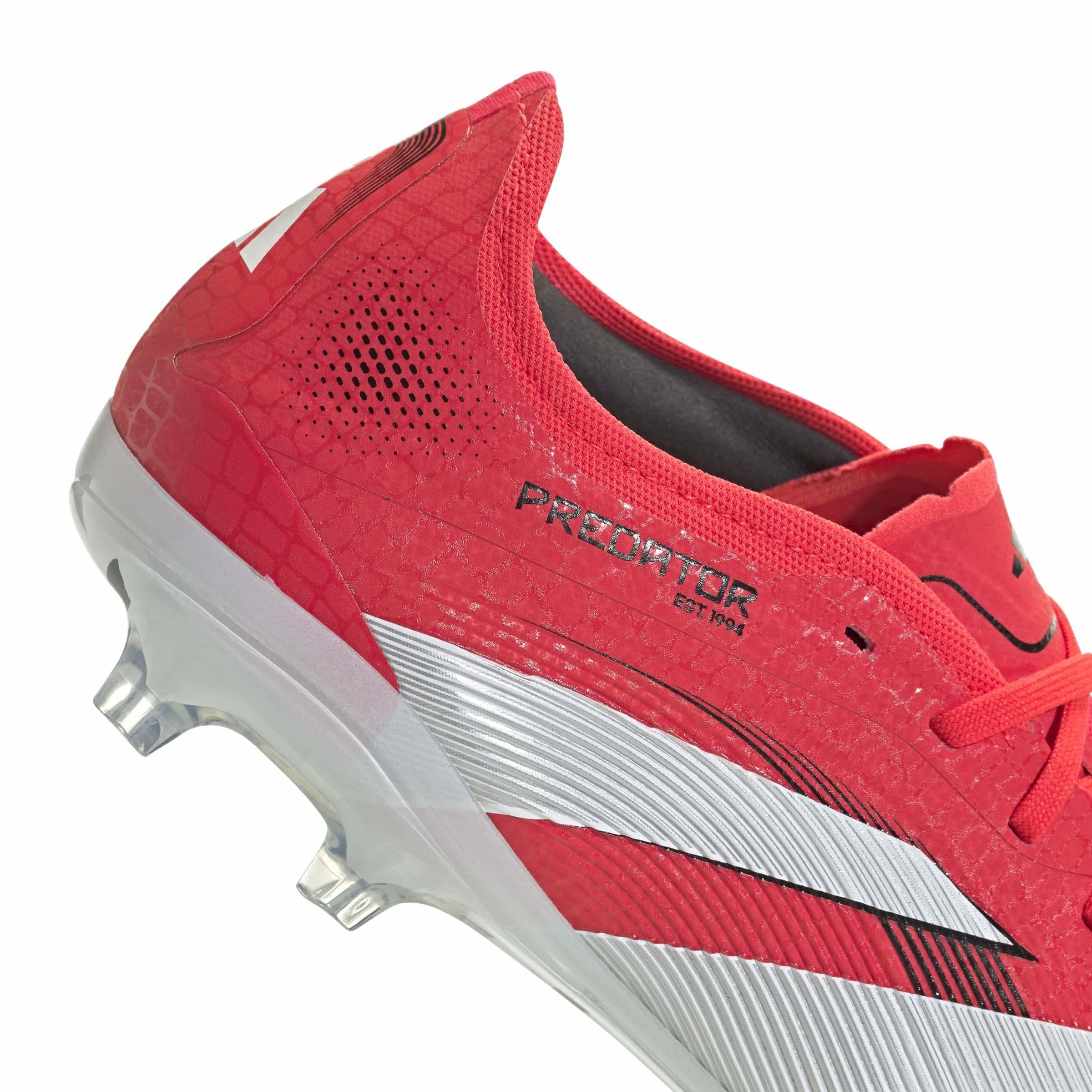Lucid Red/Ftwr - adidas - Kids' Firm Ground Football Boots - 8