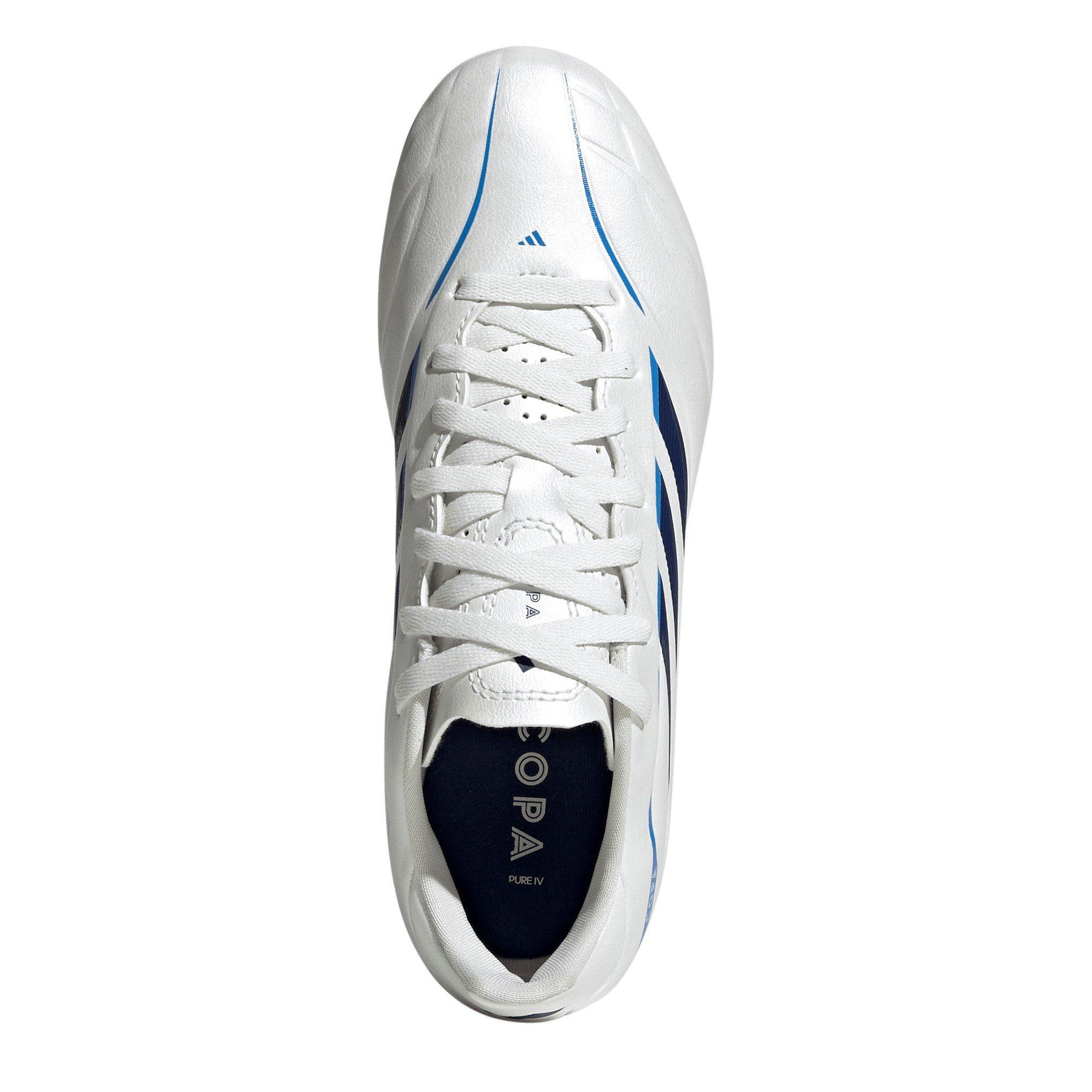 Wht/Blk/Blu - adidas - Kids adidas Copa Pure IV Club Firm Ground Football Boots - 5