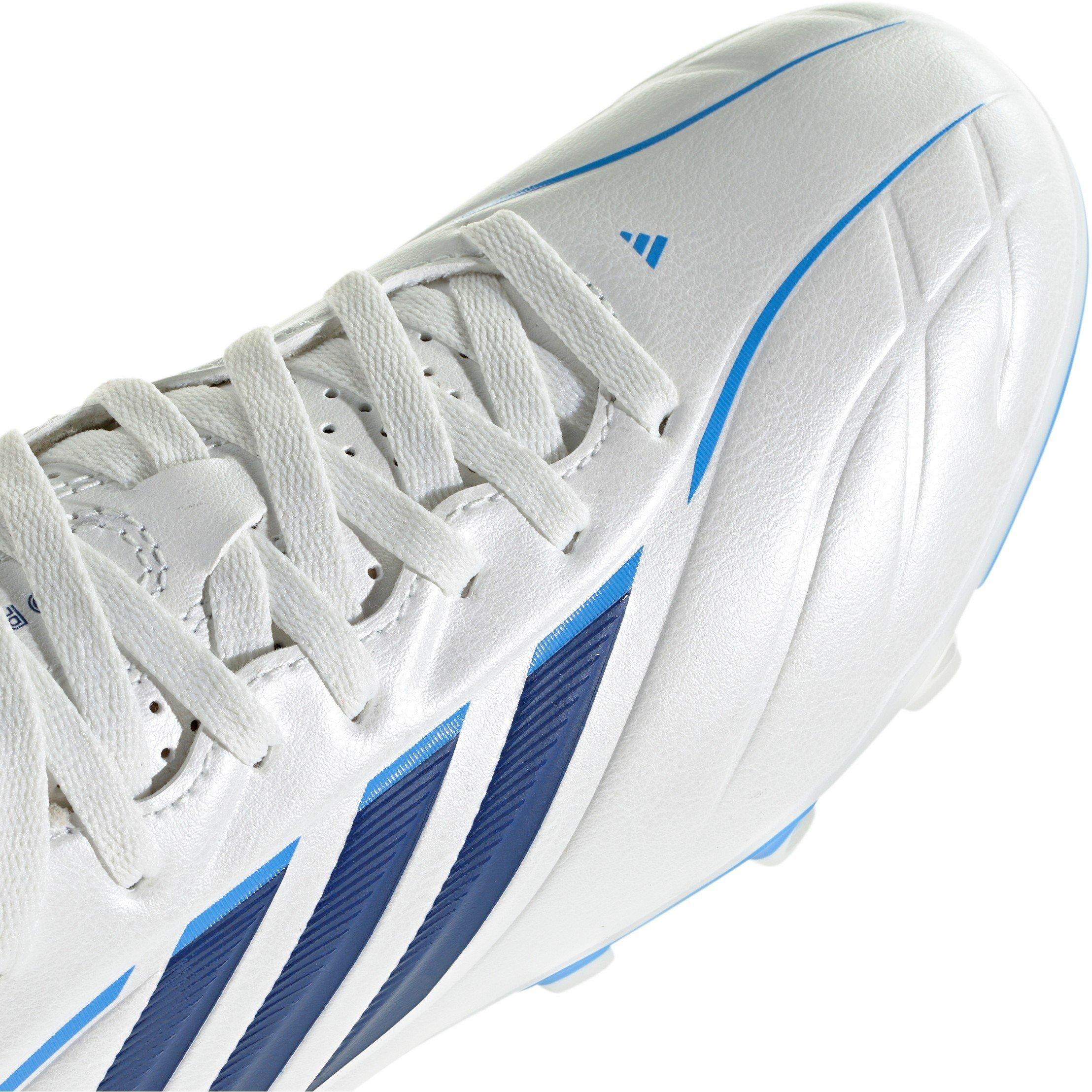 Wht/Blk/Blu - adidas - Kids adidas Copa Pure IV Club Firm Ground Football Boots - 8