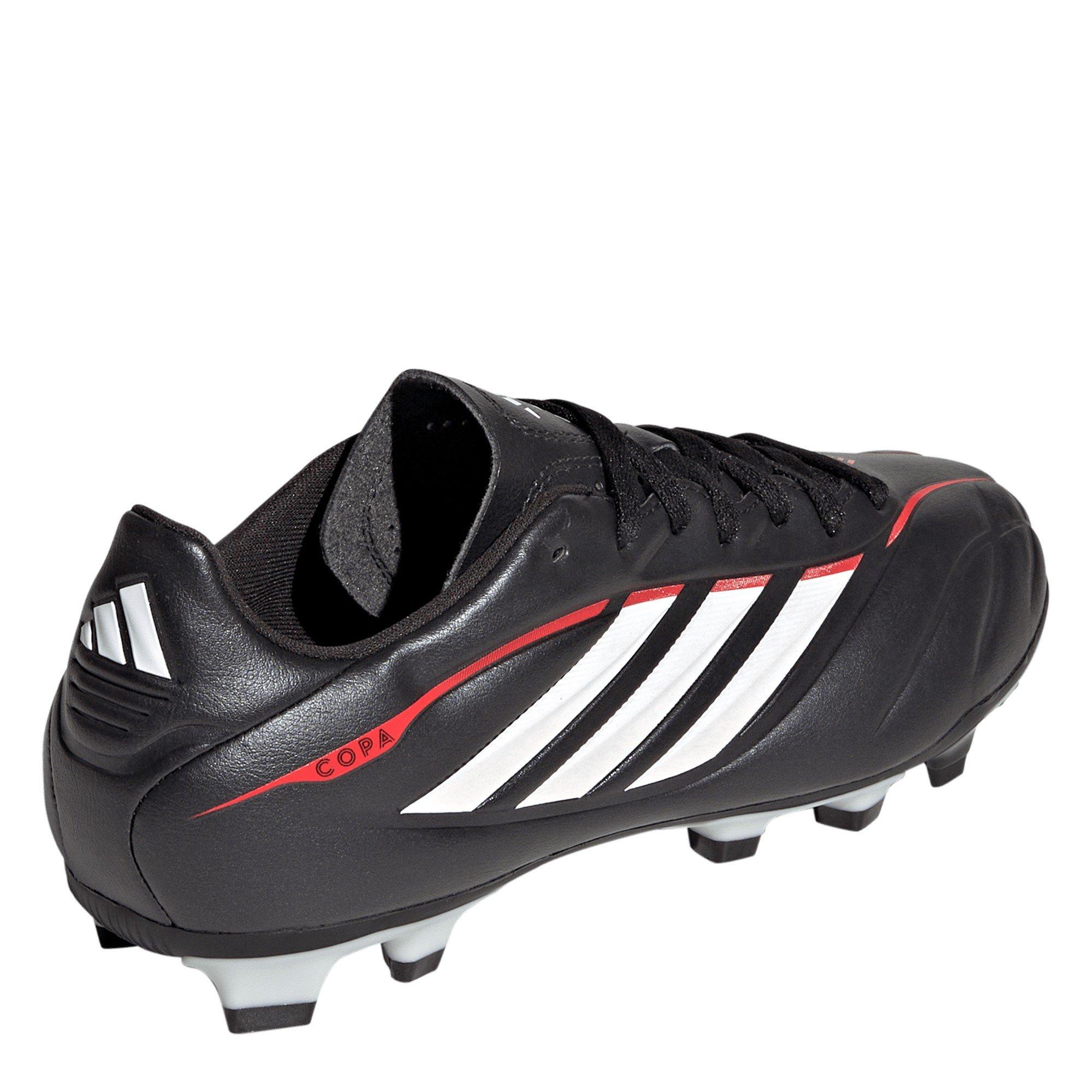 Black/Red - adidas - Kids adidas Copa Pure IV Club Firm Ground Football Boots - 4