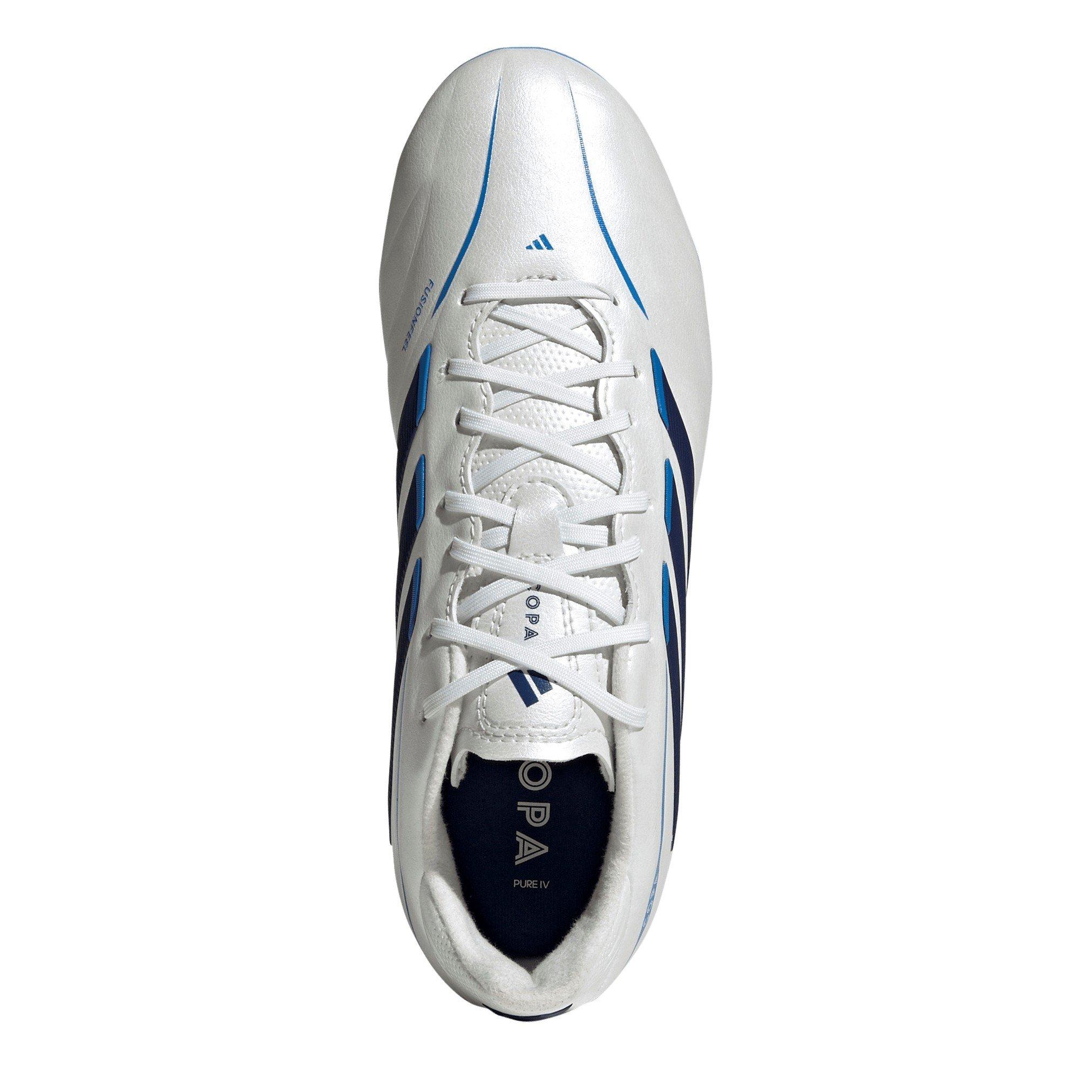 Wht/Blk/Blu - adidas - Kids' Copa League Firm Ground Football Boots - 5