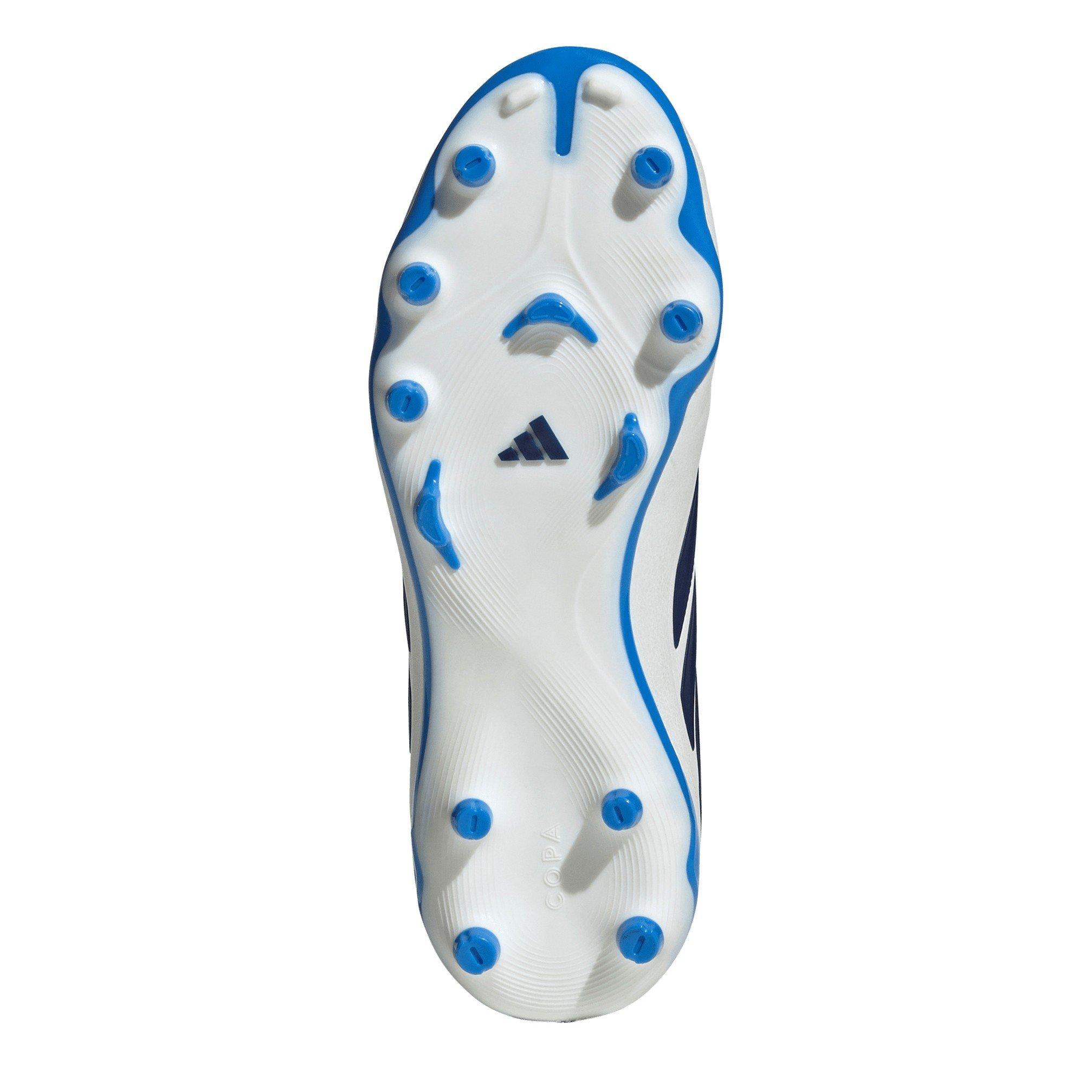 Wht/Blk/Blu - adidas - Kids' Copa League Firm Ground Football Boots - 6