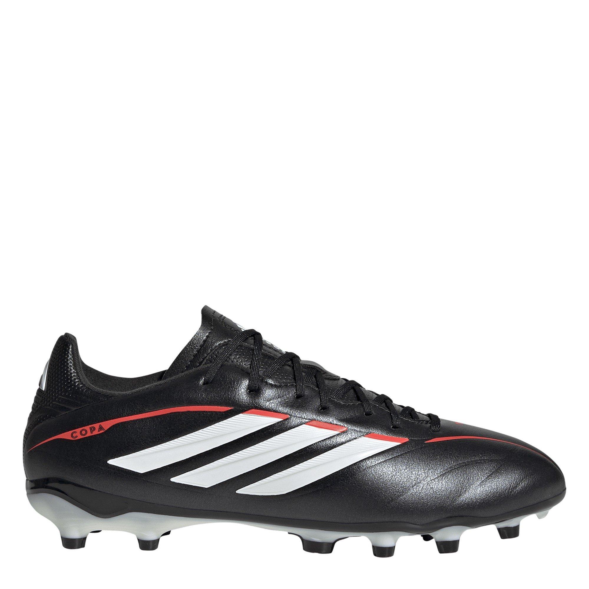 Adidas Boys Kids' Copa League Firm Ground Football Boots - Black/Red - 3 (35.5)
