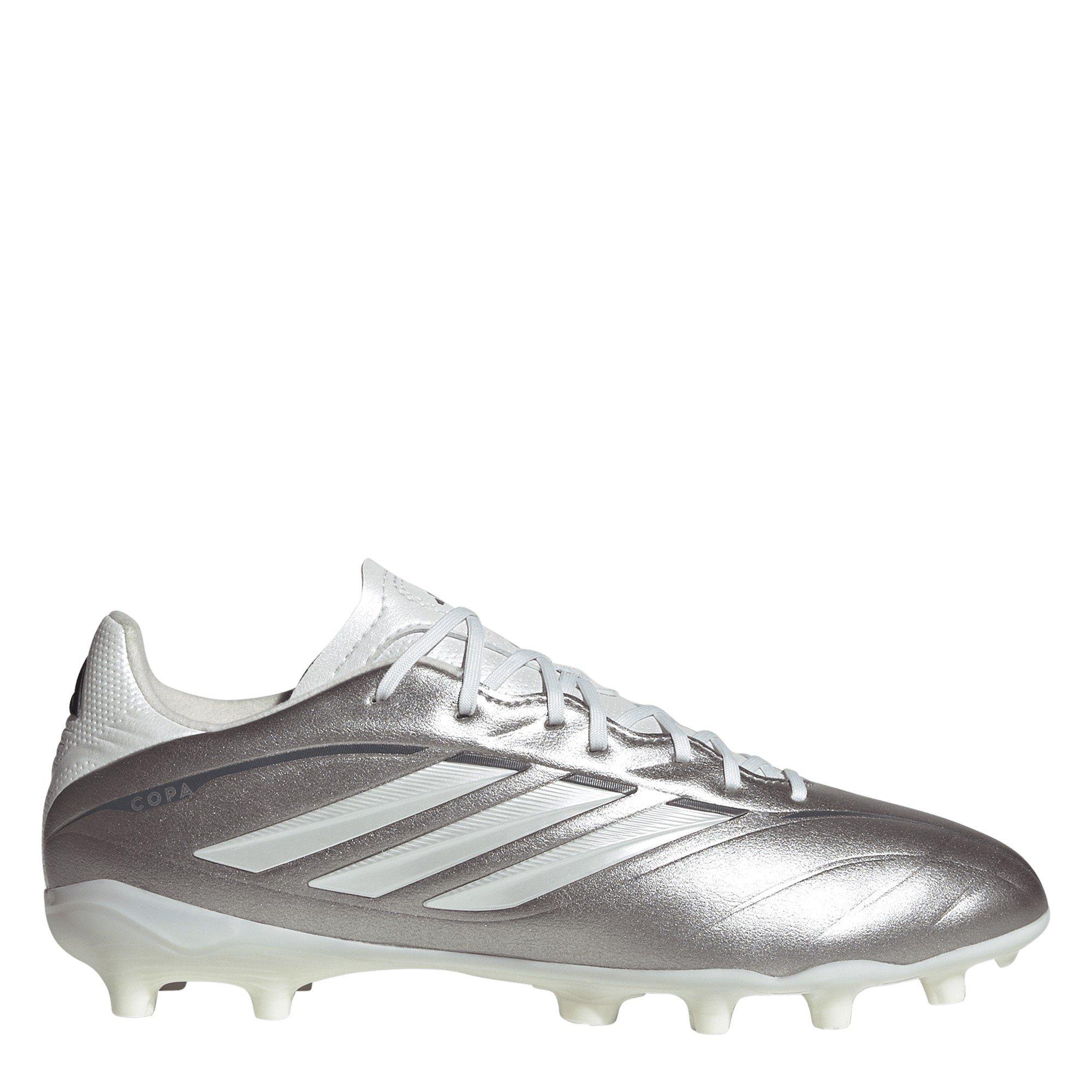 Adidas Boys Kids' Copa League Firm Ground Football Boots - Silver - 3 (35.5)