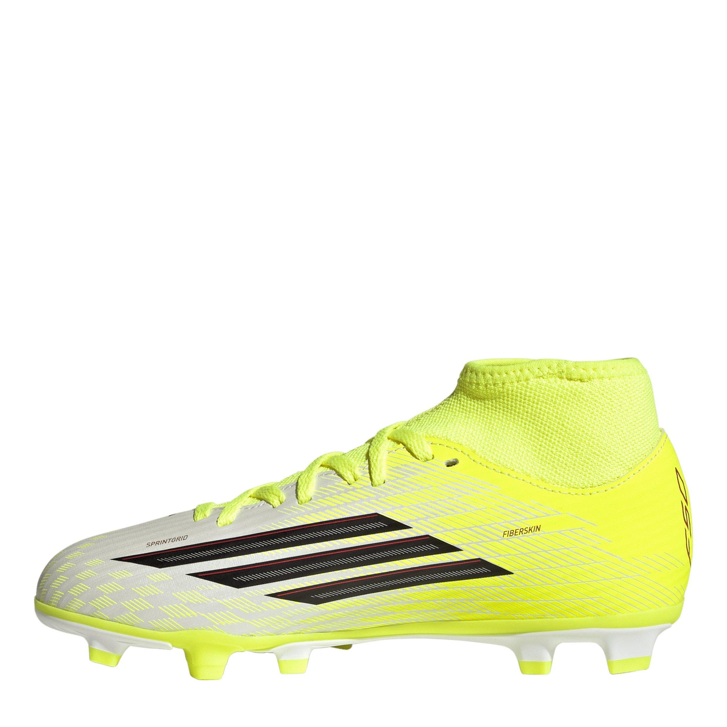 Solarno žuta - adidas - F50 Club Mid Cut F50 Firm Ground Football Boots - 2