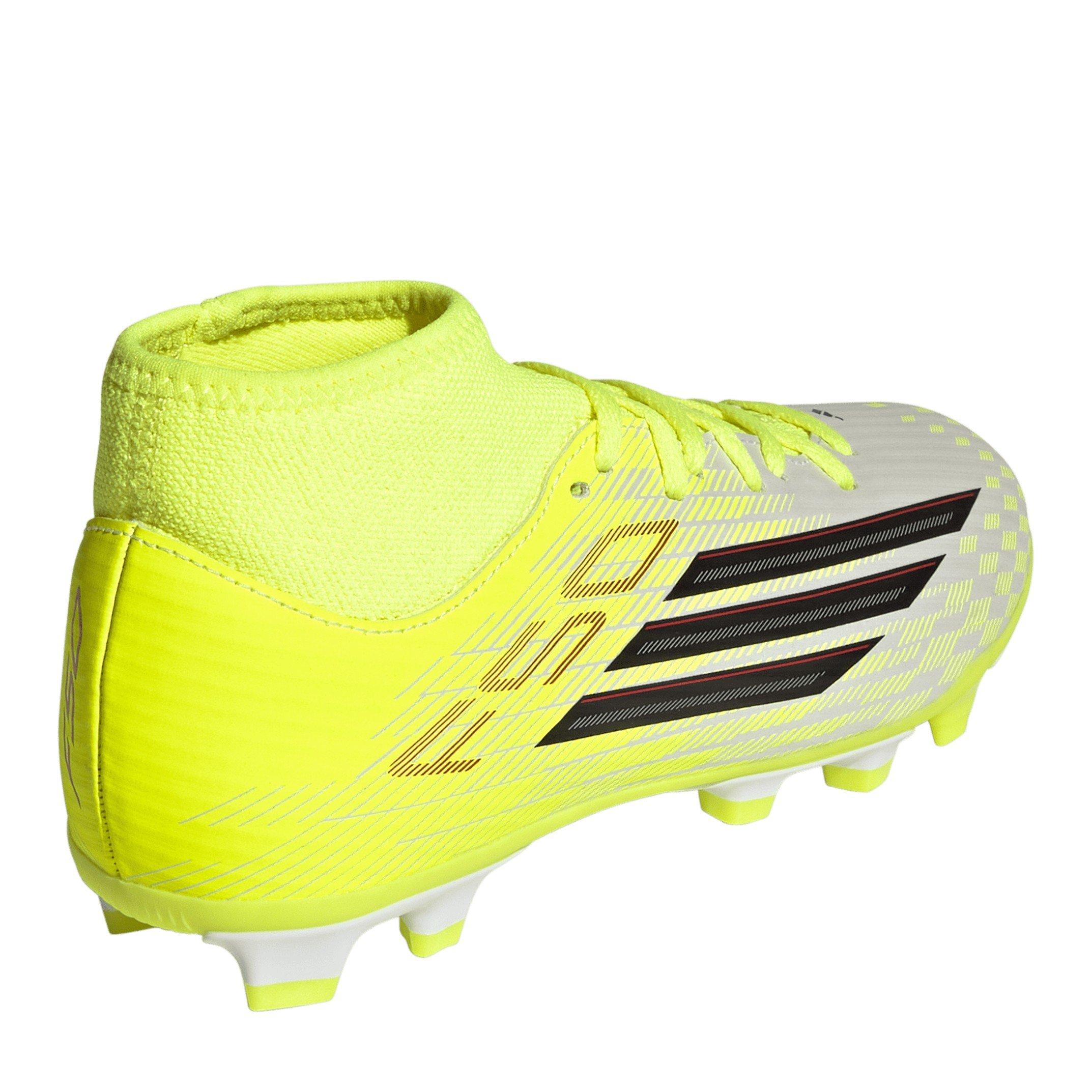 Solarno žuta - adidas - F50 Club Mid Cut F50 Firm Ground Football Boots - 4