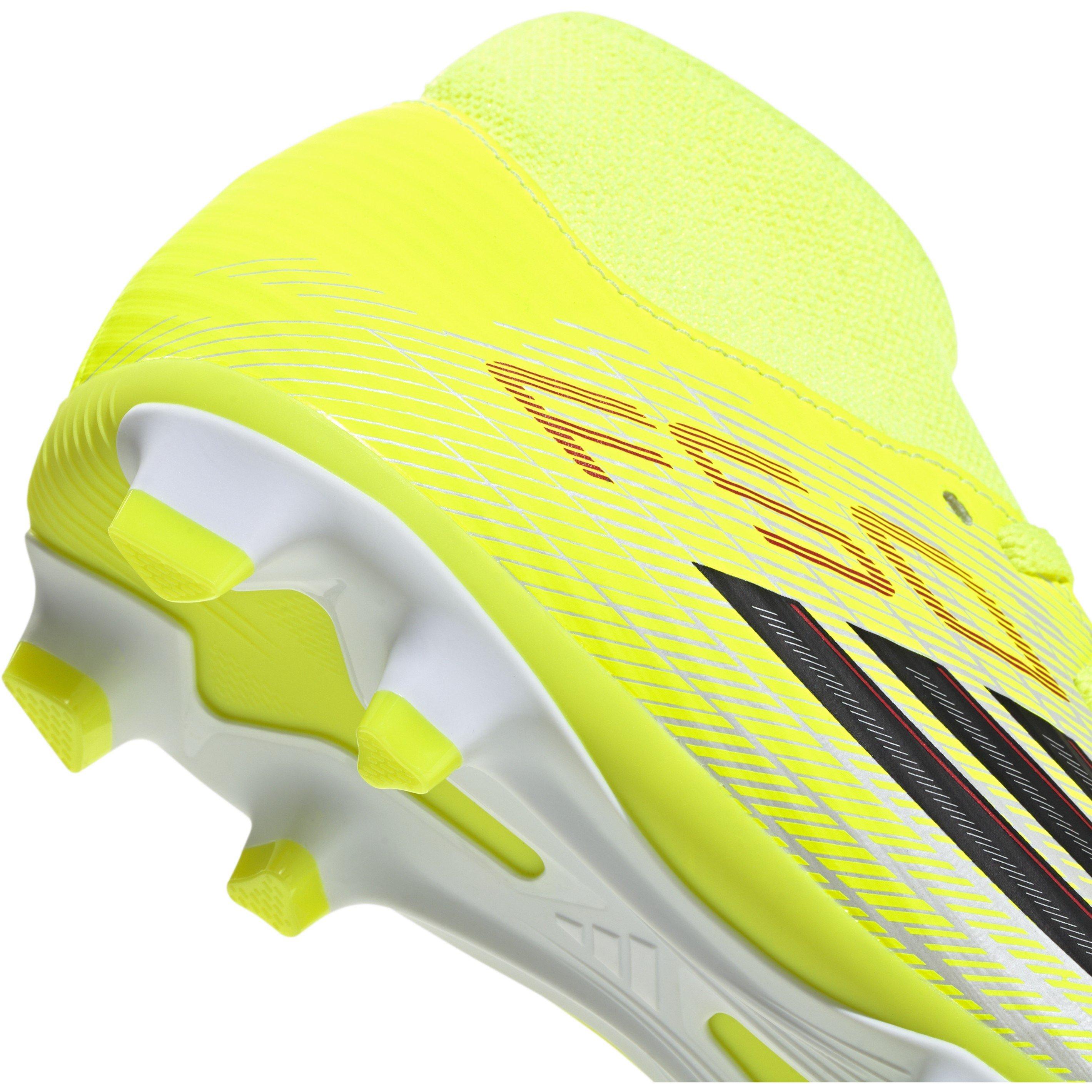 Solarno žuta - adidas - F50 Club Mid Cut F50 Firm Ground Football Boots - 7