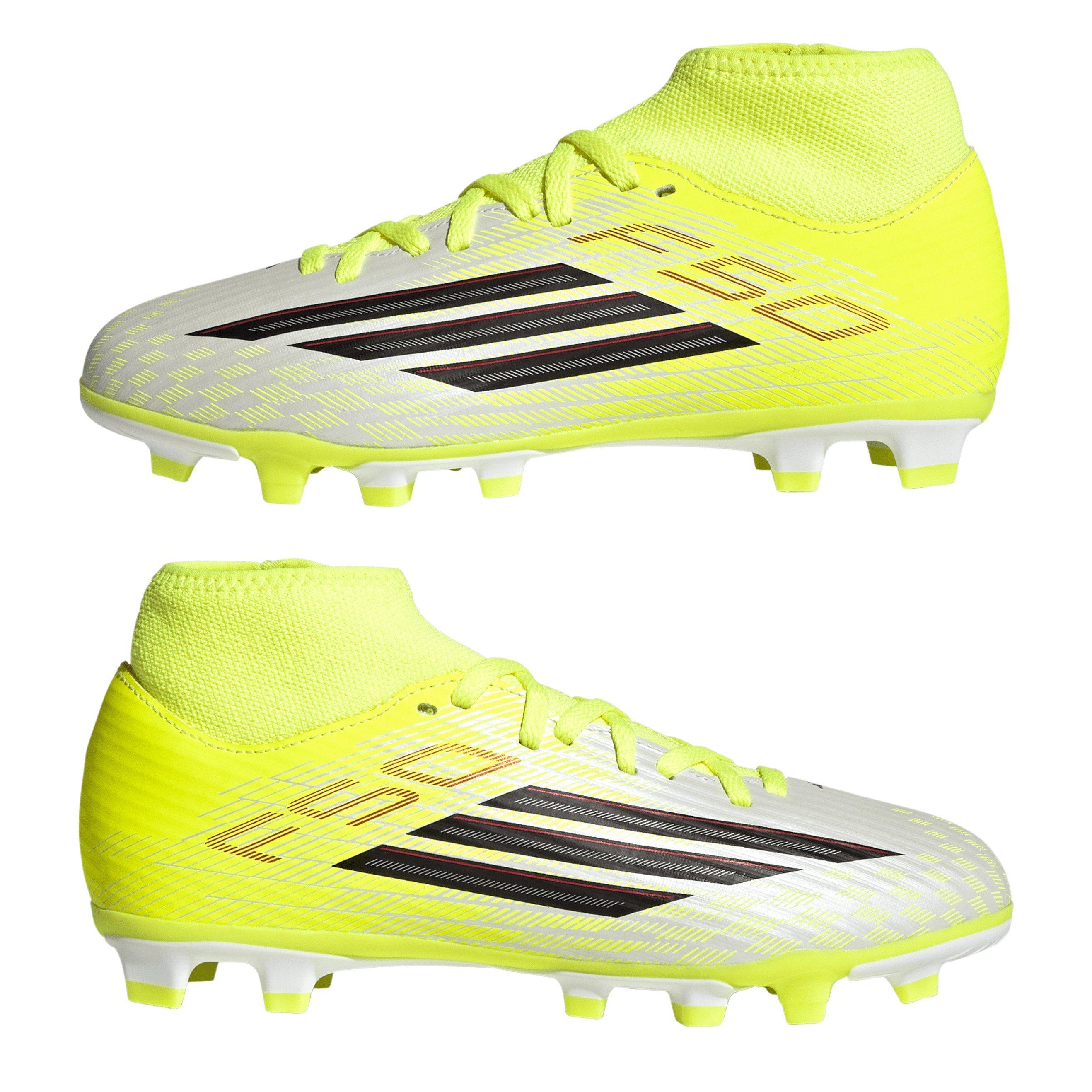 Solarno žuta - adidas - F50 Club Mid Cut F50 Firm Ground Football Boots - 9
