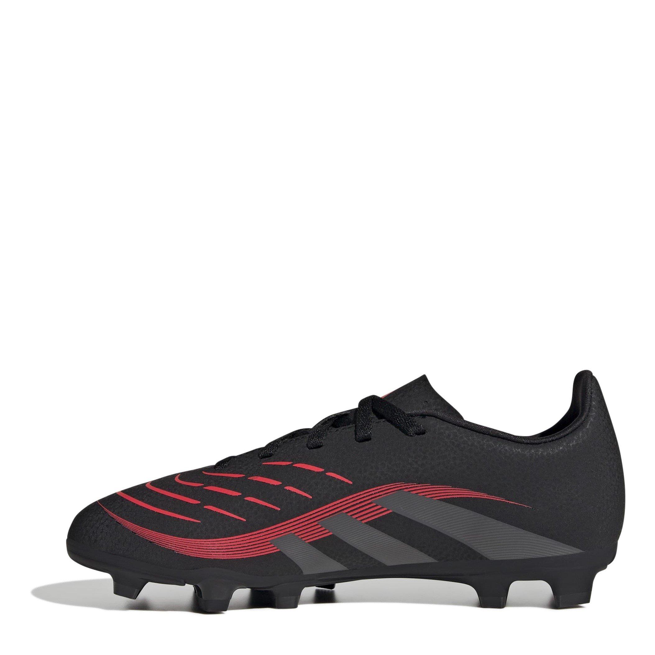 Black/Grey - adidas - Predator 4 Juniors Firm Ground Football Boots - 2