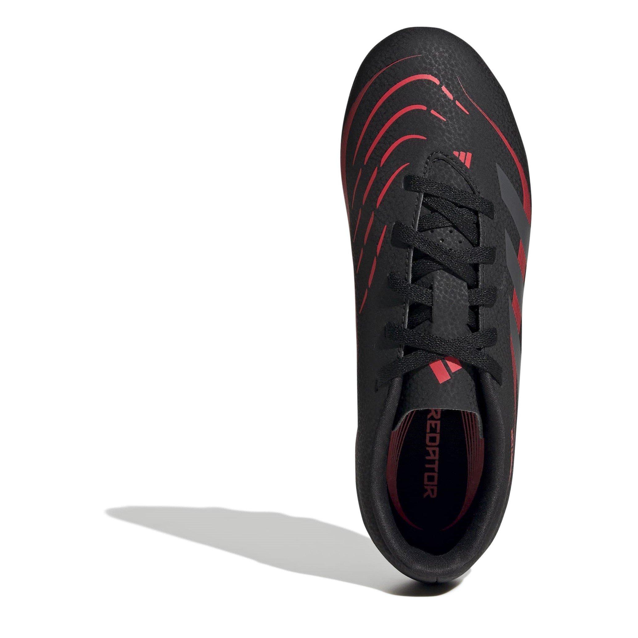 Black/Grey - adidas - Predator 4 Juniors Firm Ground Football Boots - 5