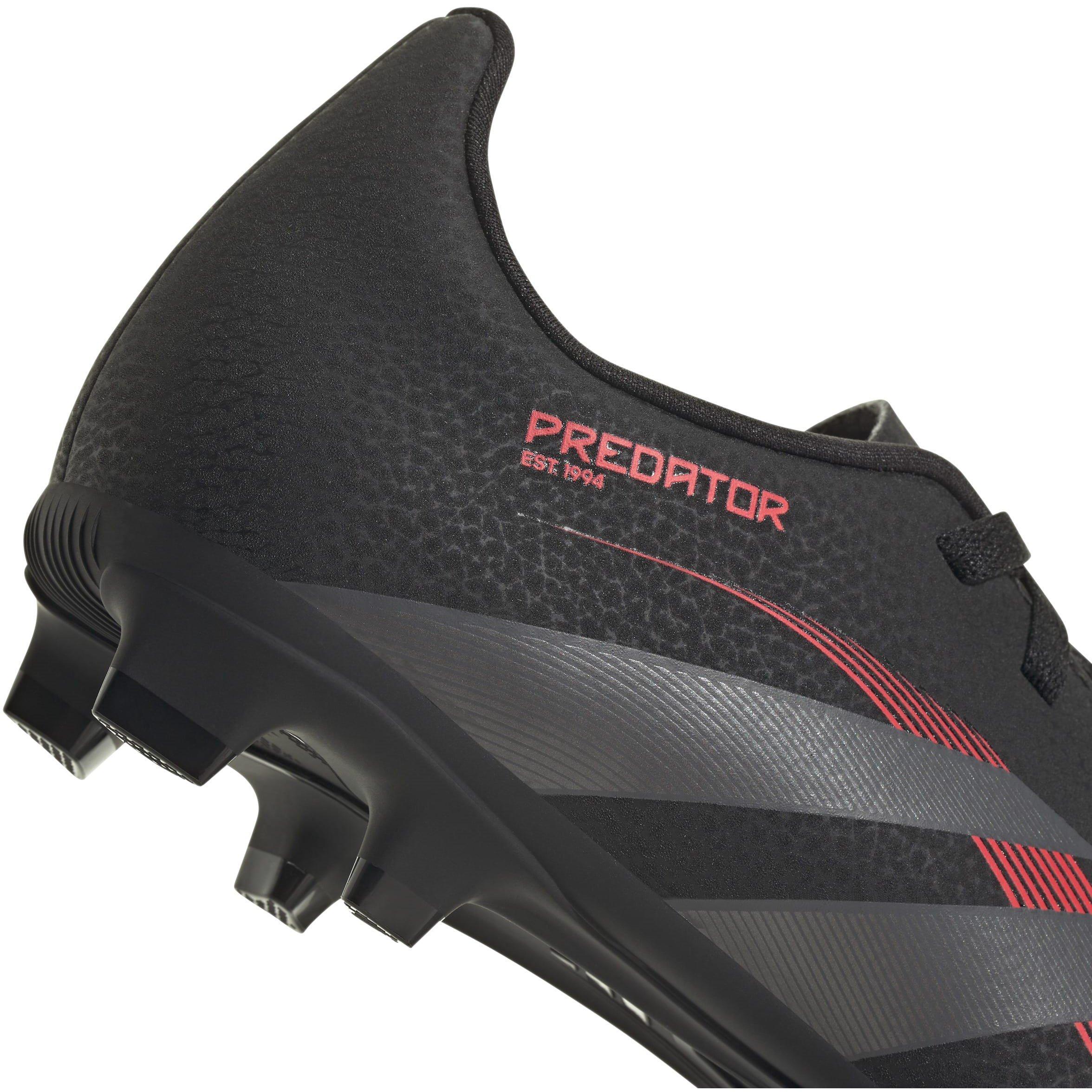 Black/Grey - adidas - Predator 4 Juniors Firm Ground Football Boots - 8