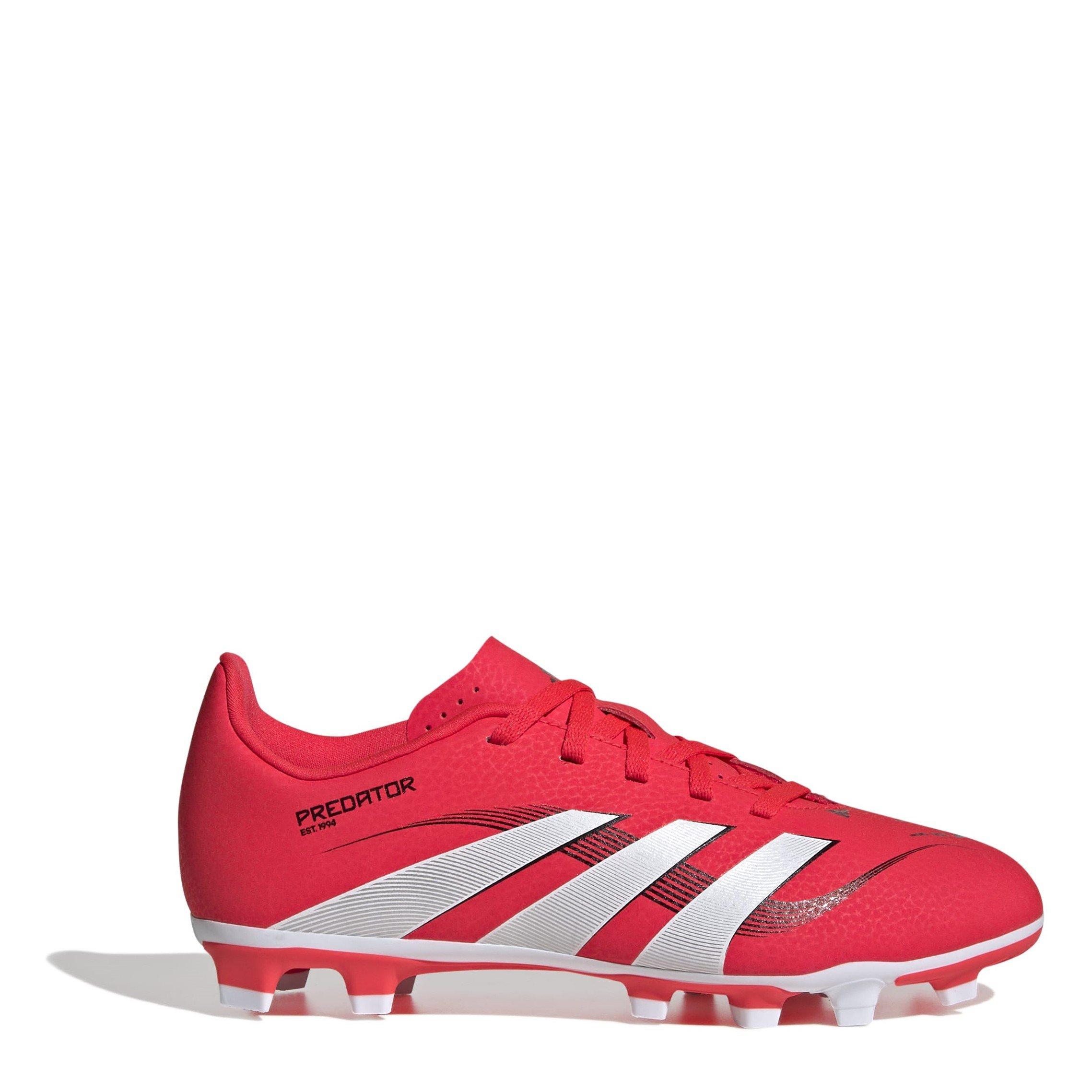 Rot/Weiß - adidas - Predator 4 Juniors Firm Ground Football Boots - 1