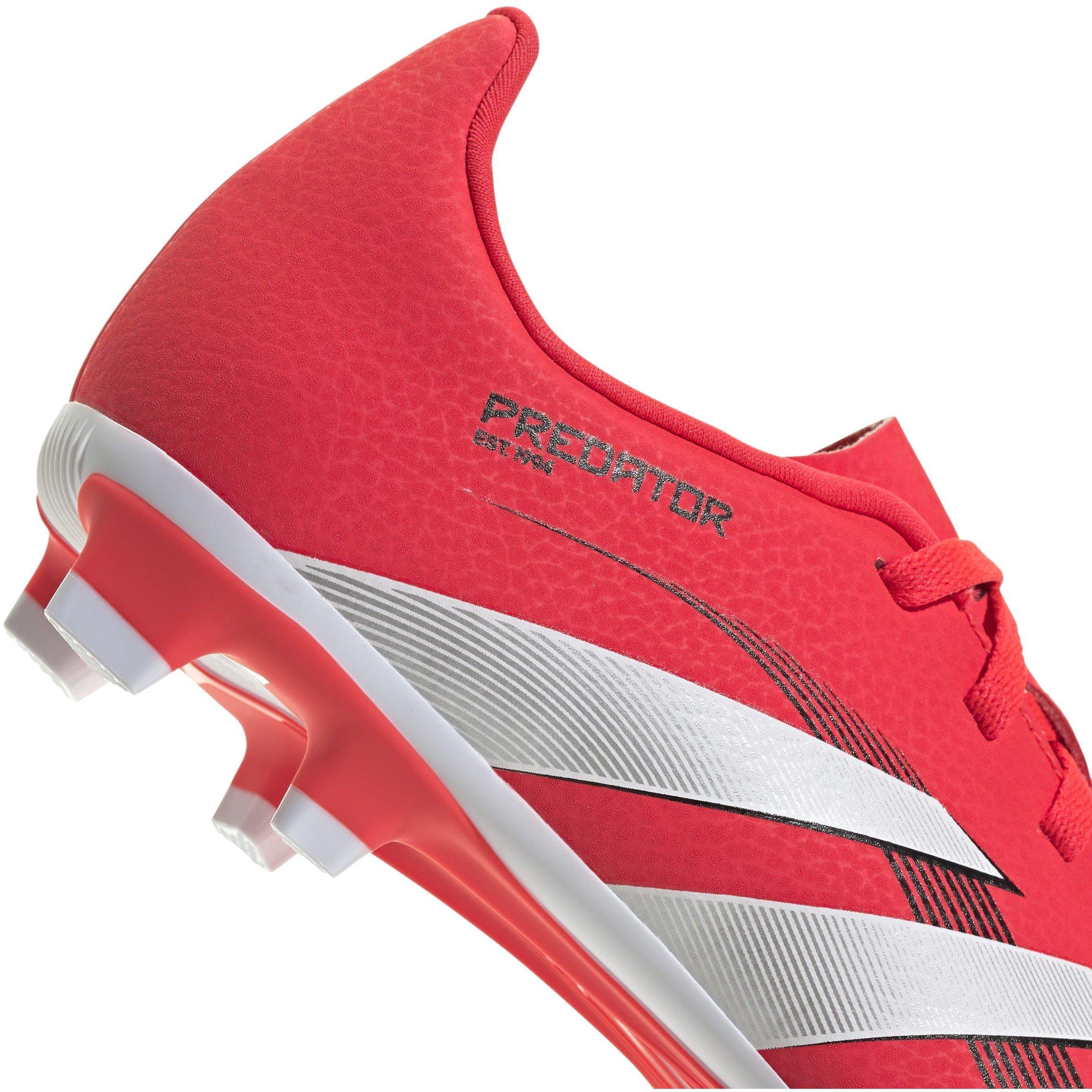 Rot/Weiß - adidas - Predator 4 Juniors Firm Ground Football Boots - 7