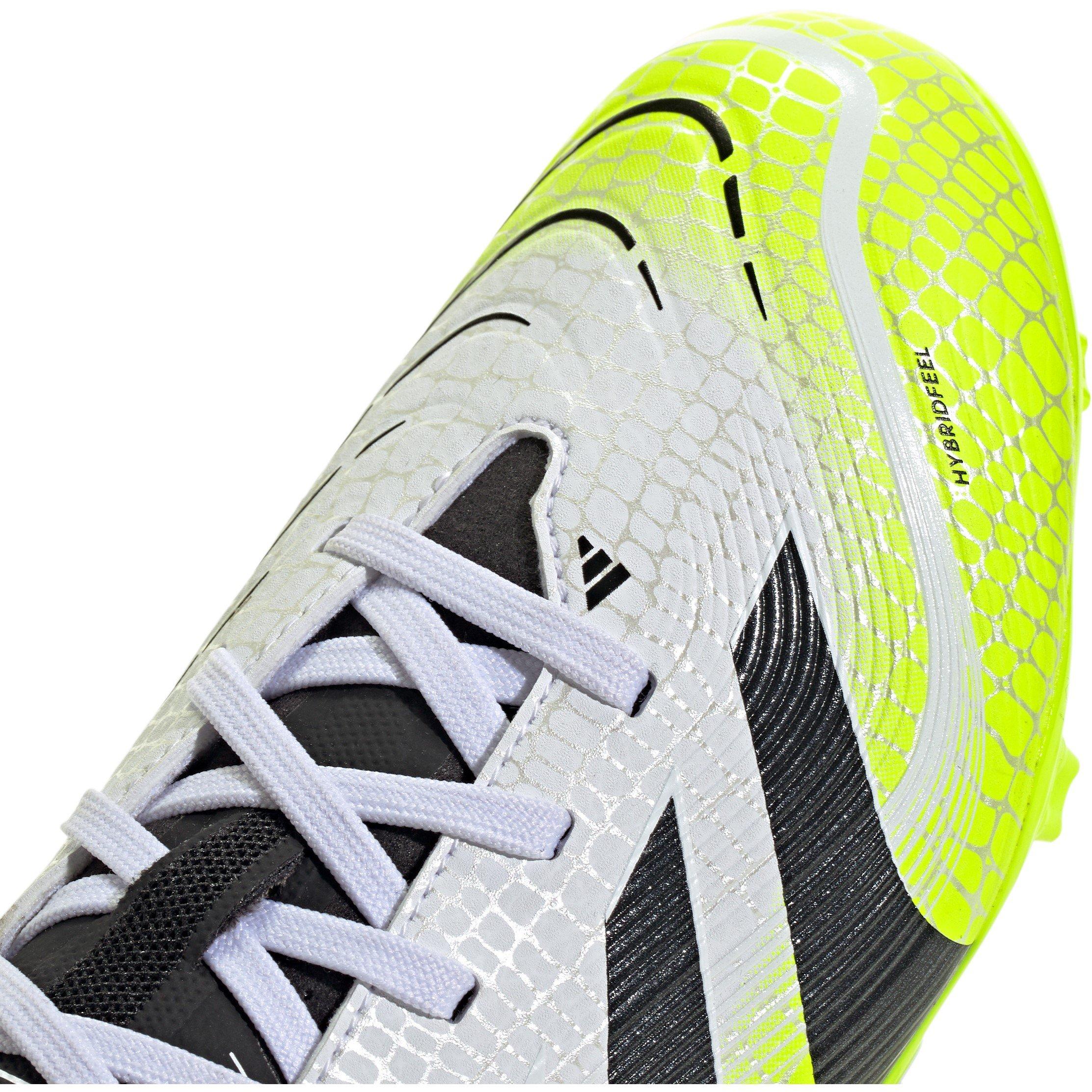 White/Blk/Lemon - adidas - Predator League Juniors Firm Ground Football Boots - 7