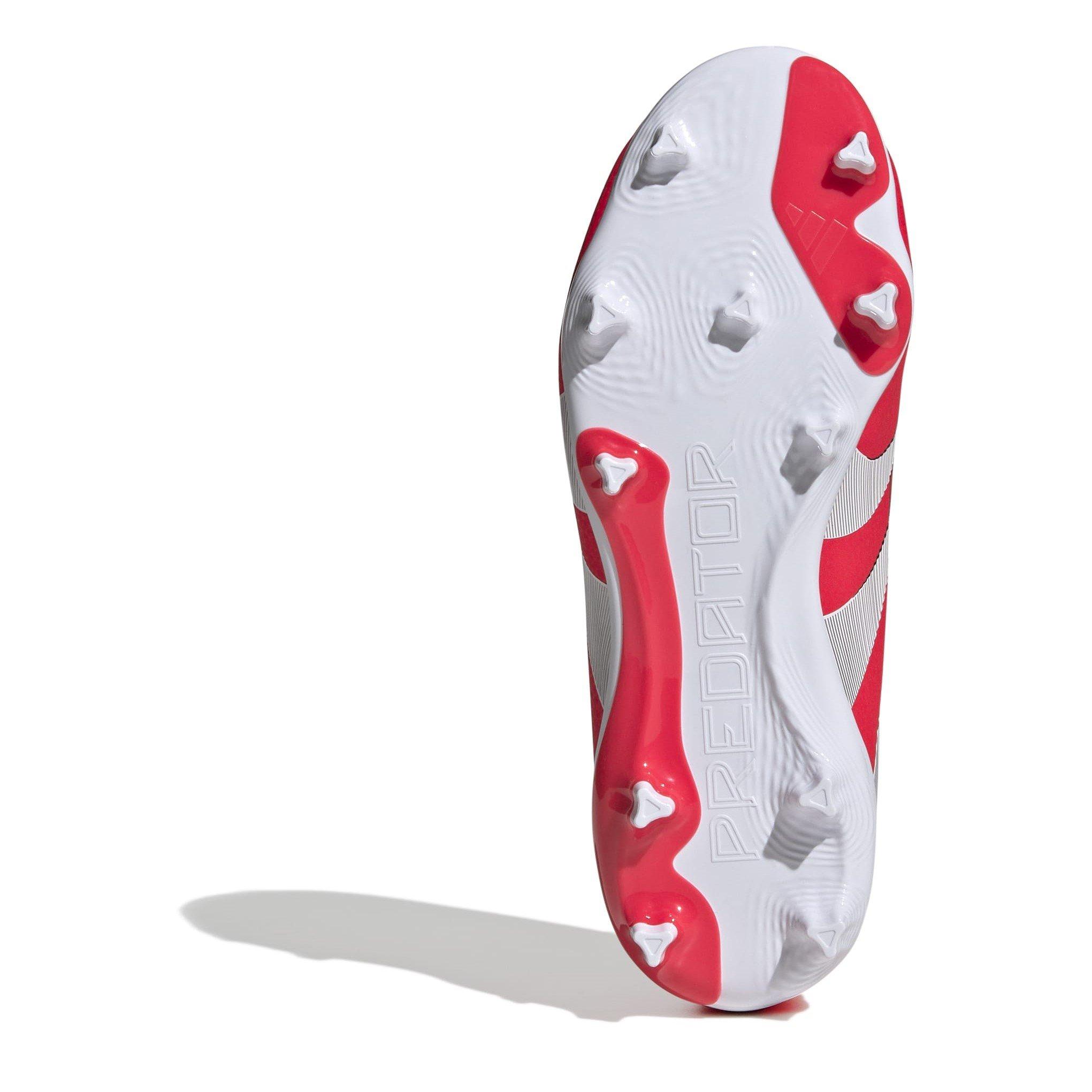 Red/White - adidas - Predator League Laceless Juniors Firm Ground Football Boots - 6