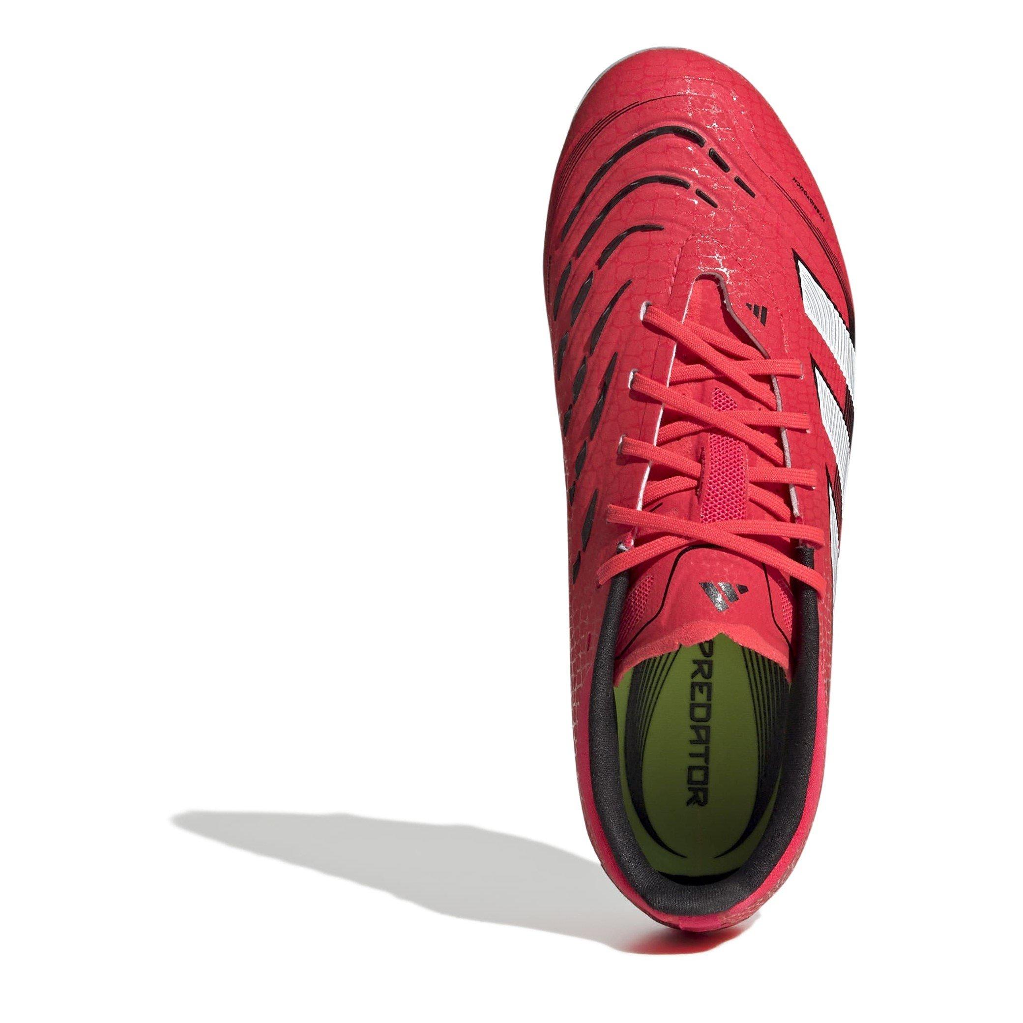 Red/White - adidas - Predator Elite Junior Firm Ground Football Boots - 5