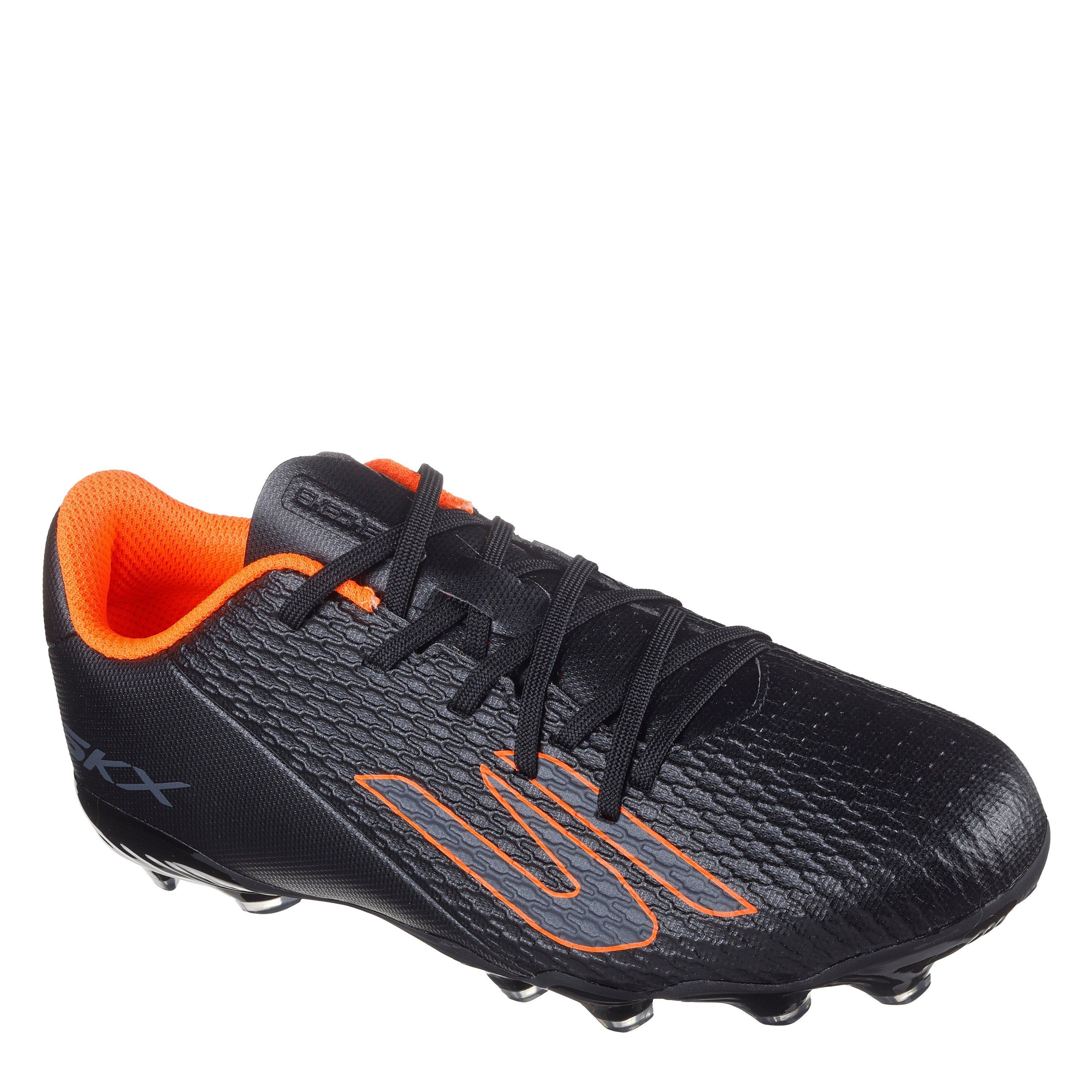 Black/Orange - Skechers - SKX.2 Juniors Firm Ground Football Boots - 3