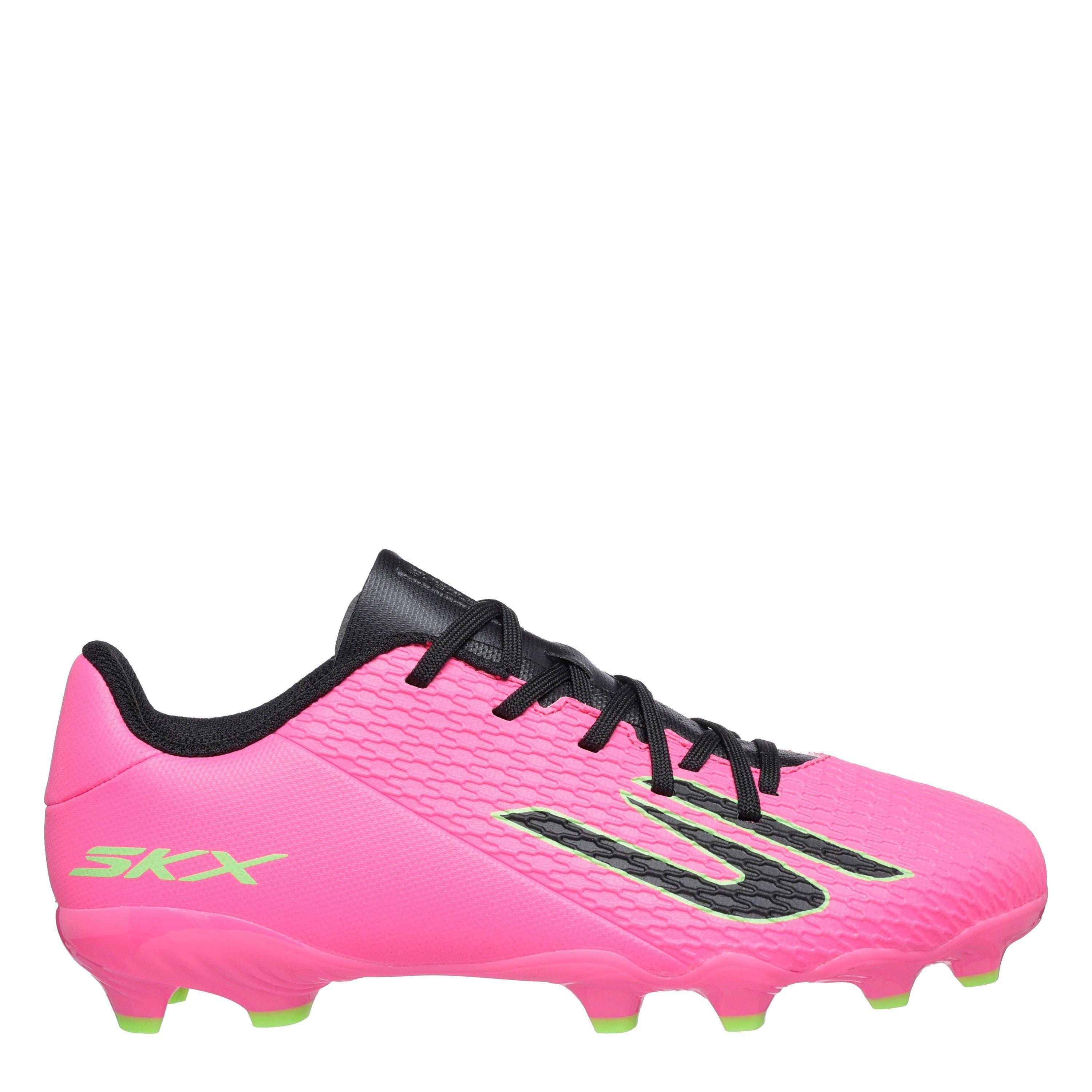 Skechers Boys Skx.2 Juniors Firm Ground Football Boots - Pink/Black - 5 (38)