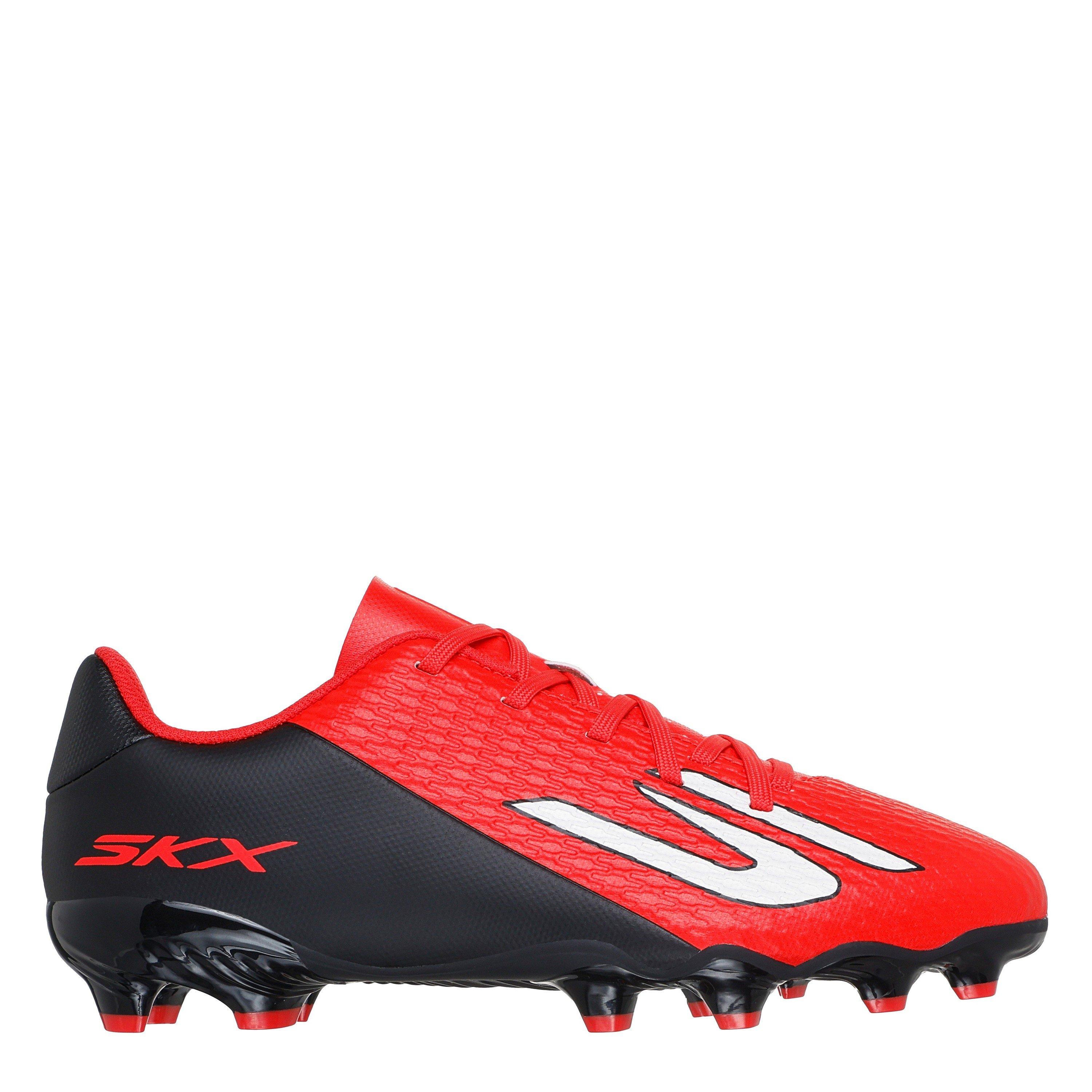 Skechers Boys Skx.2 Juniors Firm Ground Football Boots - Red/Black - 3(35.5)