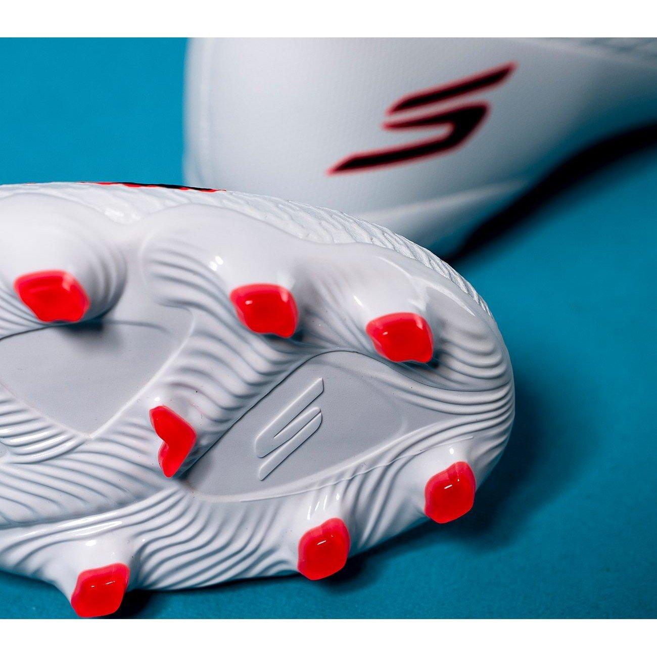 White/Blue - Skechers - SKX.2 Juniors Firm Ground Football Boots - 6