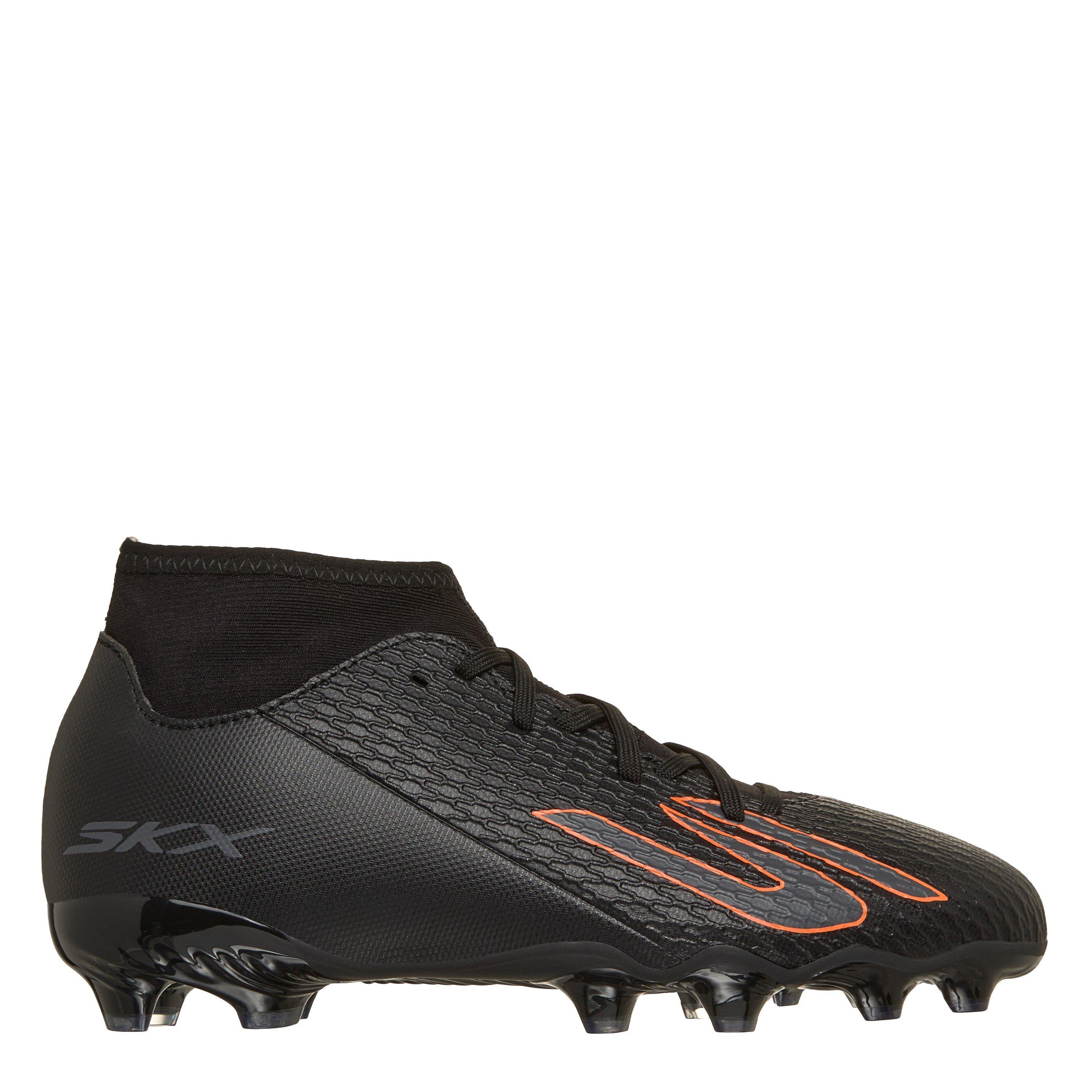 Skechers Boys Skx.2 Juniors Firm Ground Football Boots - Black/Orange - 3 (36)