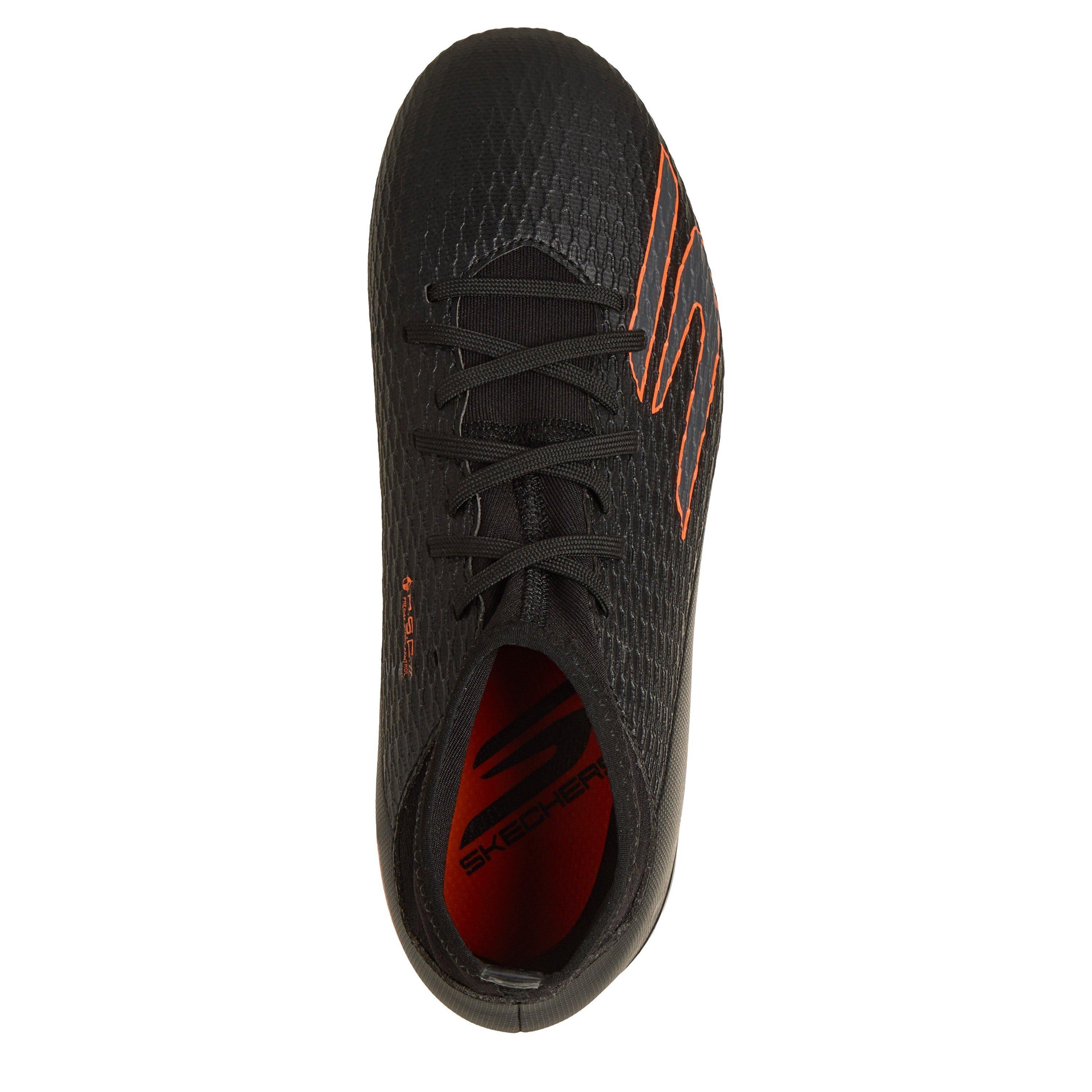 Zwart/Oranje - Skechers - SKX.2 Juniors Firm Ground Football Boots - 4