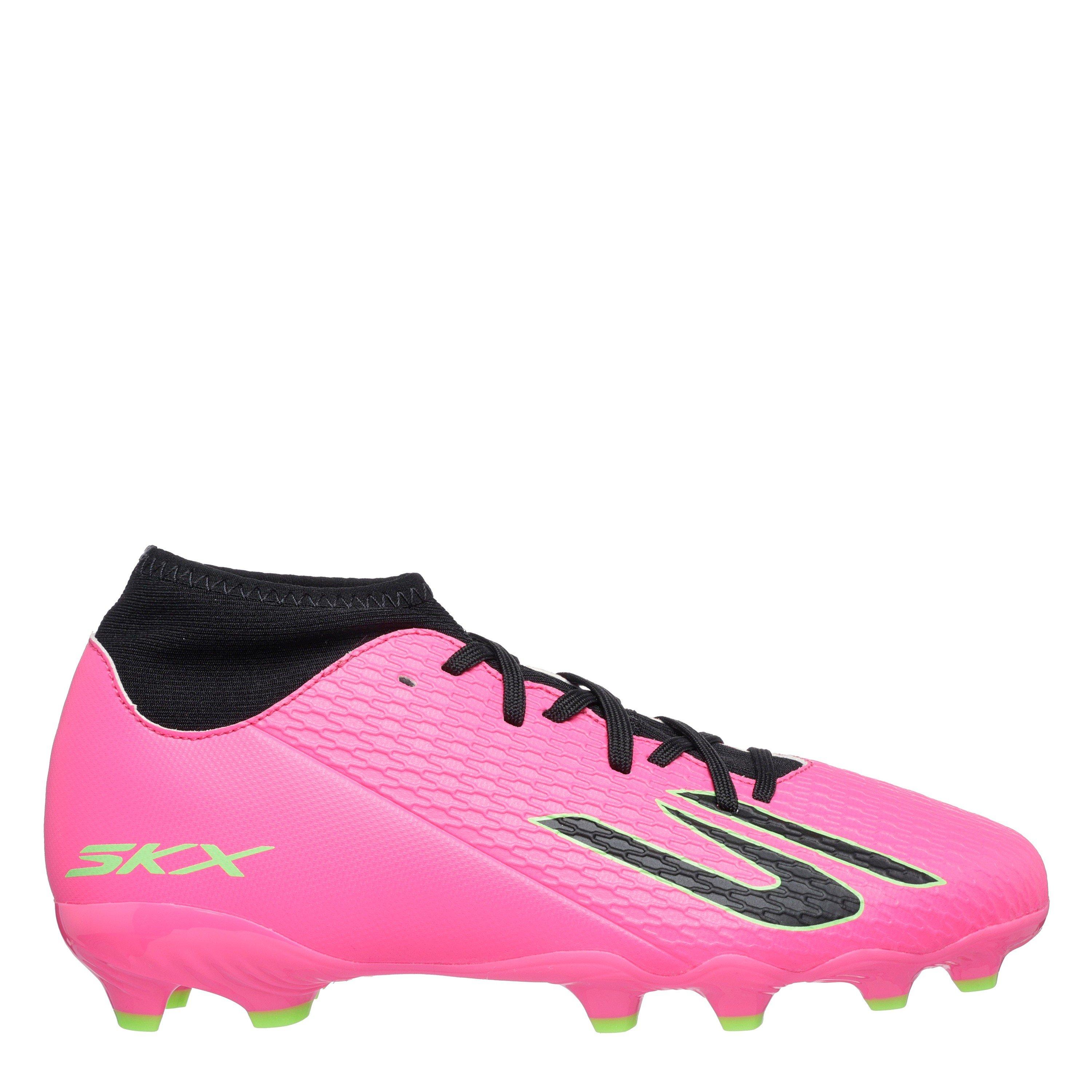 Skechers Boys Skx.2 Juniors Firm Ground Football Boots - Pink/Black - 2 (35)