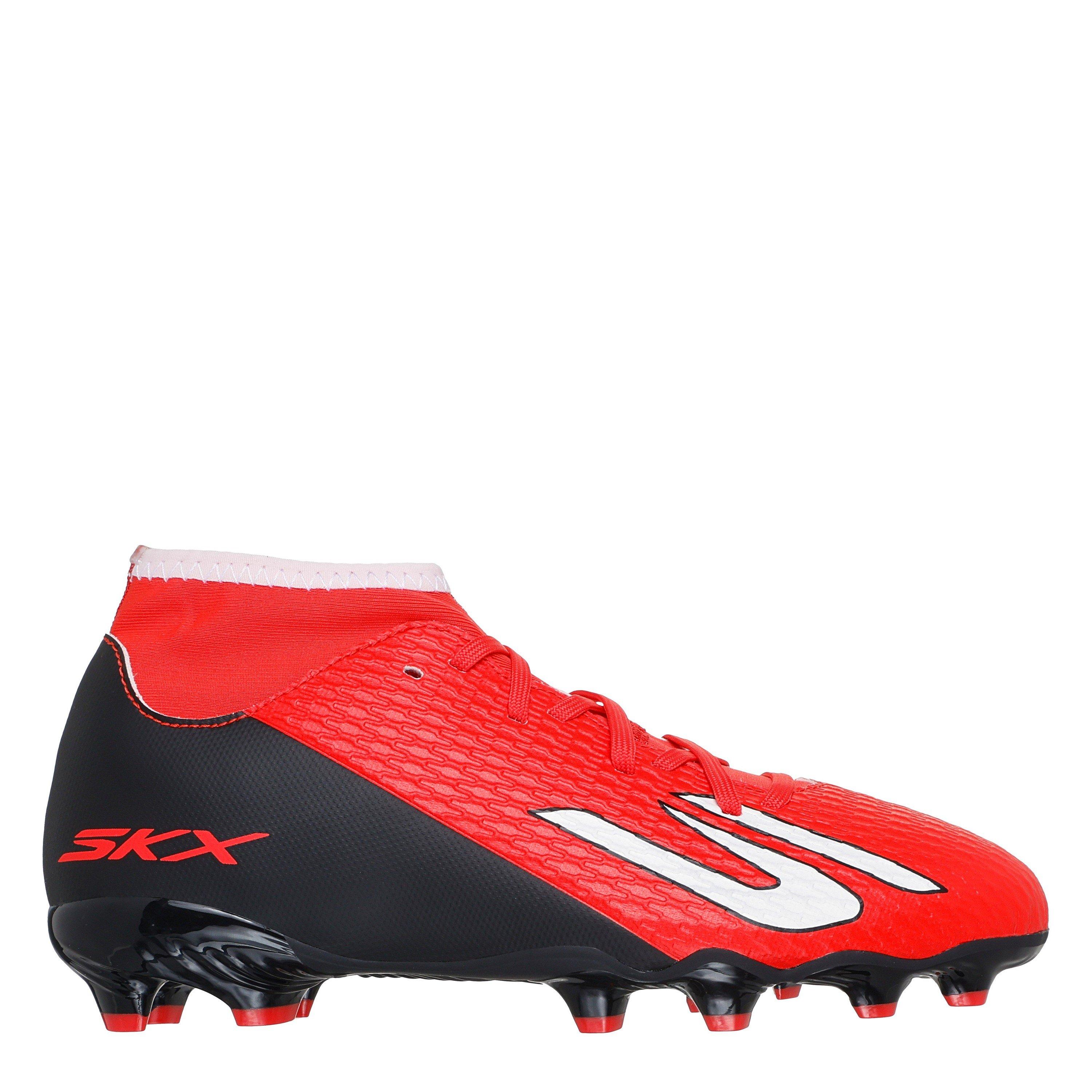 Skechers Boys Skx.2 Juniors Firm Ground Football Boots - Red/Black - 3(35.5)